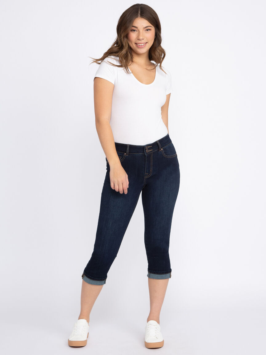 Cuffed sale jean capris