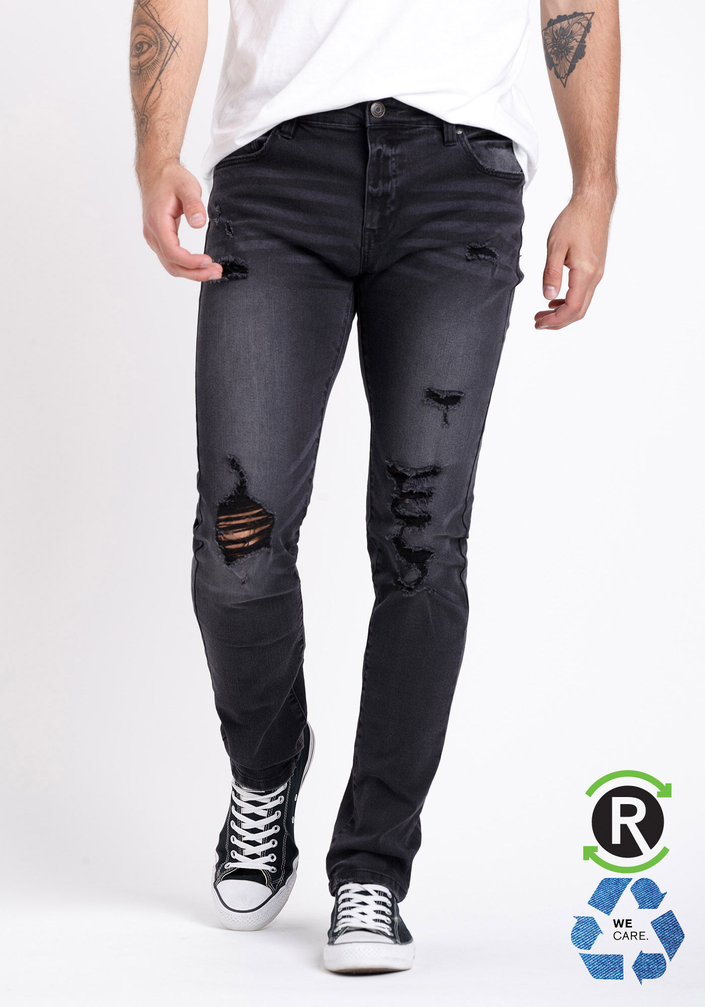 Ripped skinny best sale jeans cheap