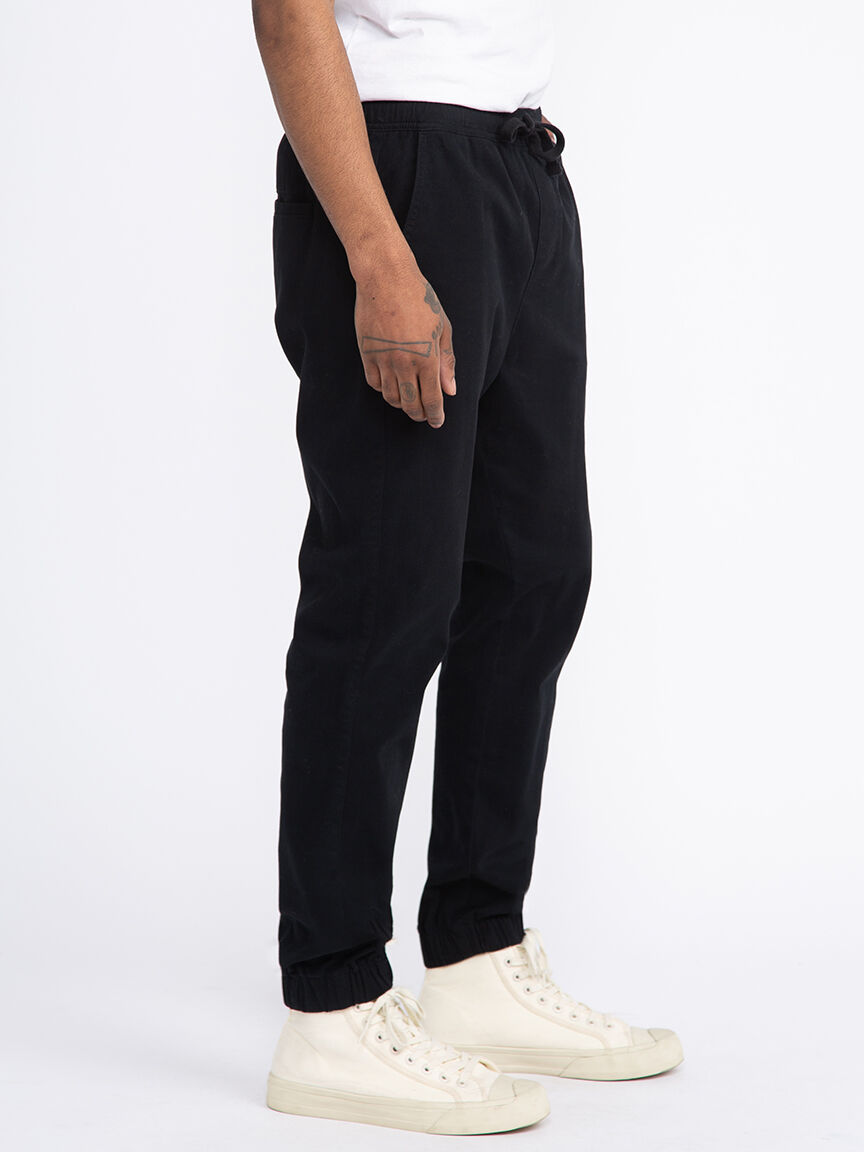 Mens hot sale twill joggers