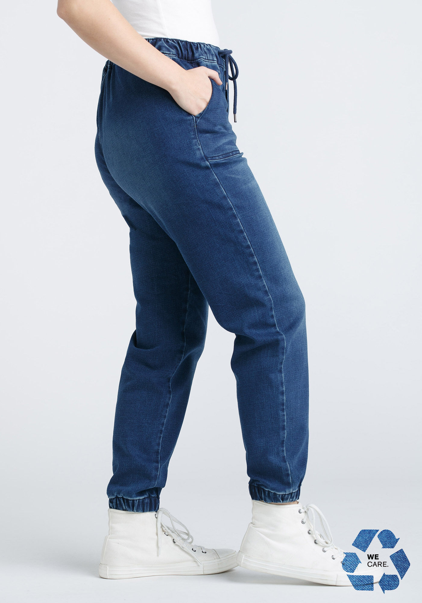 Womens denim 2024 jogger jeans