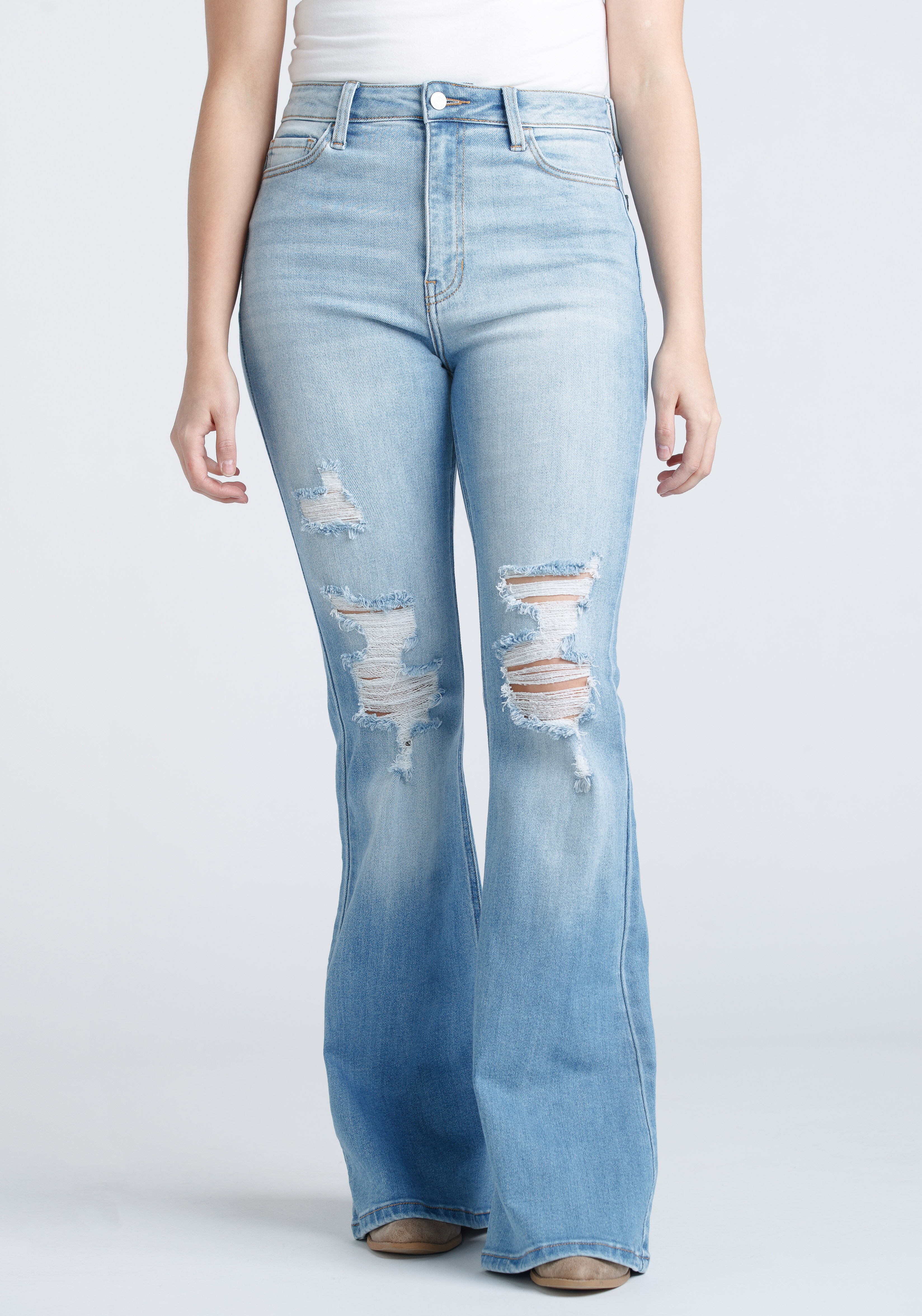 Super flare discount bell bottom jeans