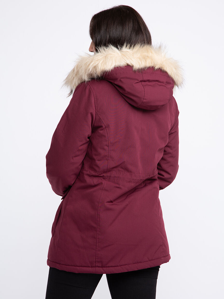 Anorak jacket with sherpa on sale lining