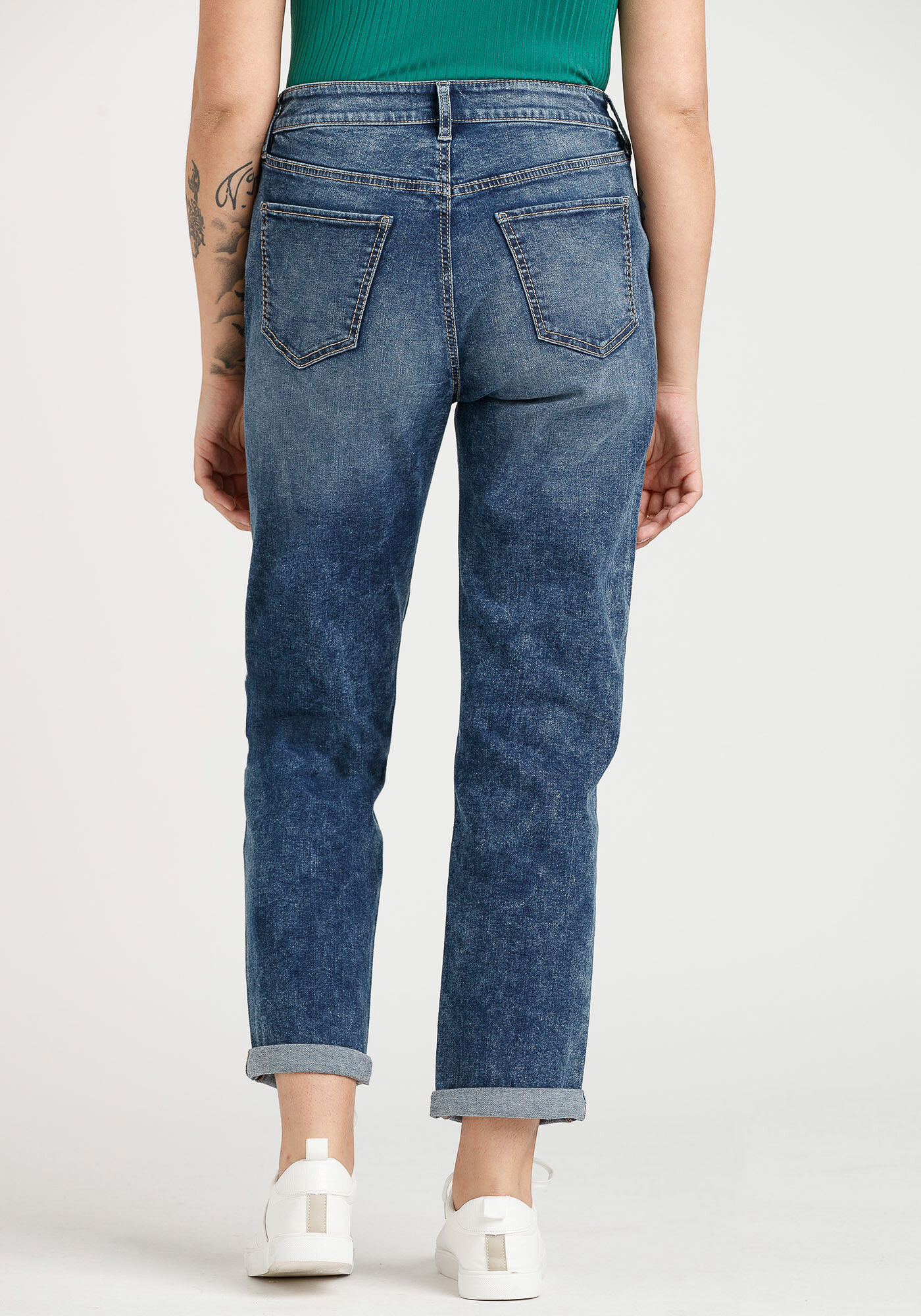 Cuffed best sale girlfriend jeans