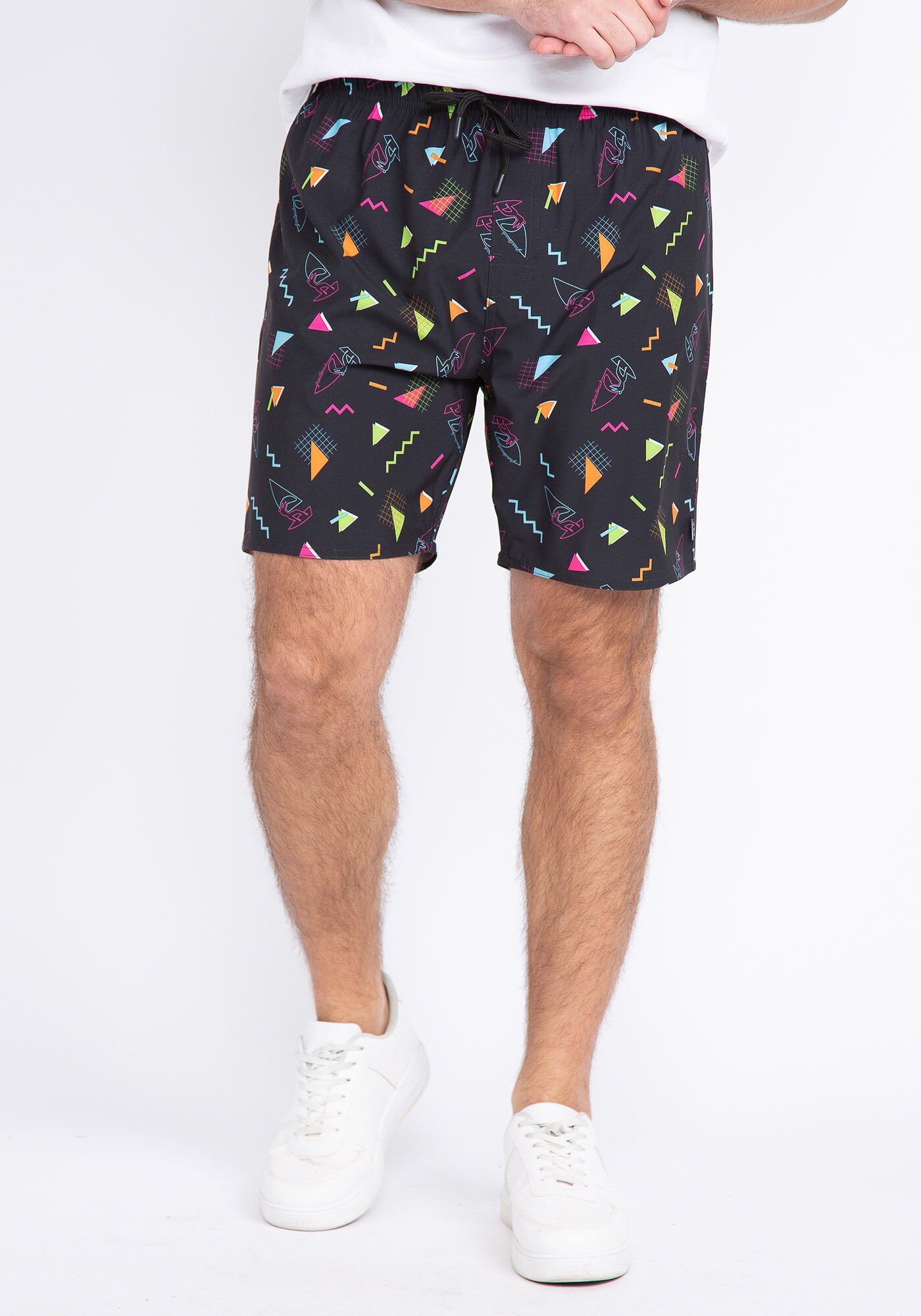 Patterned hot sale board shorts