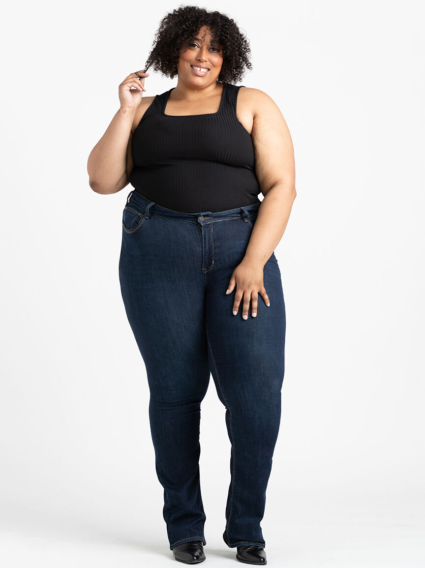 Plus size 2025 jeans sale