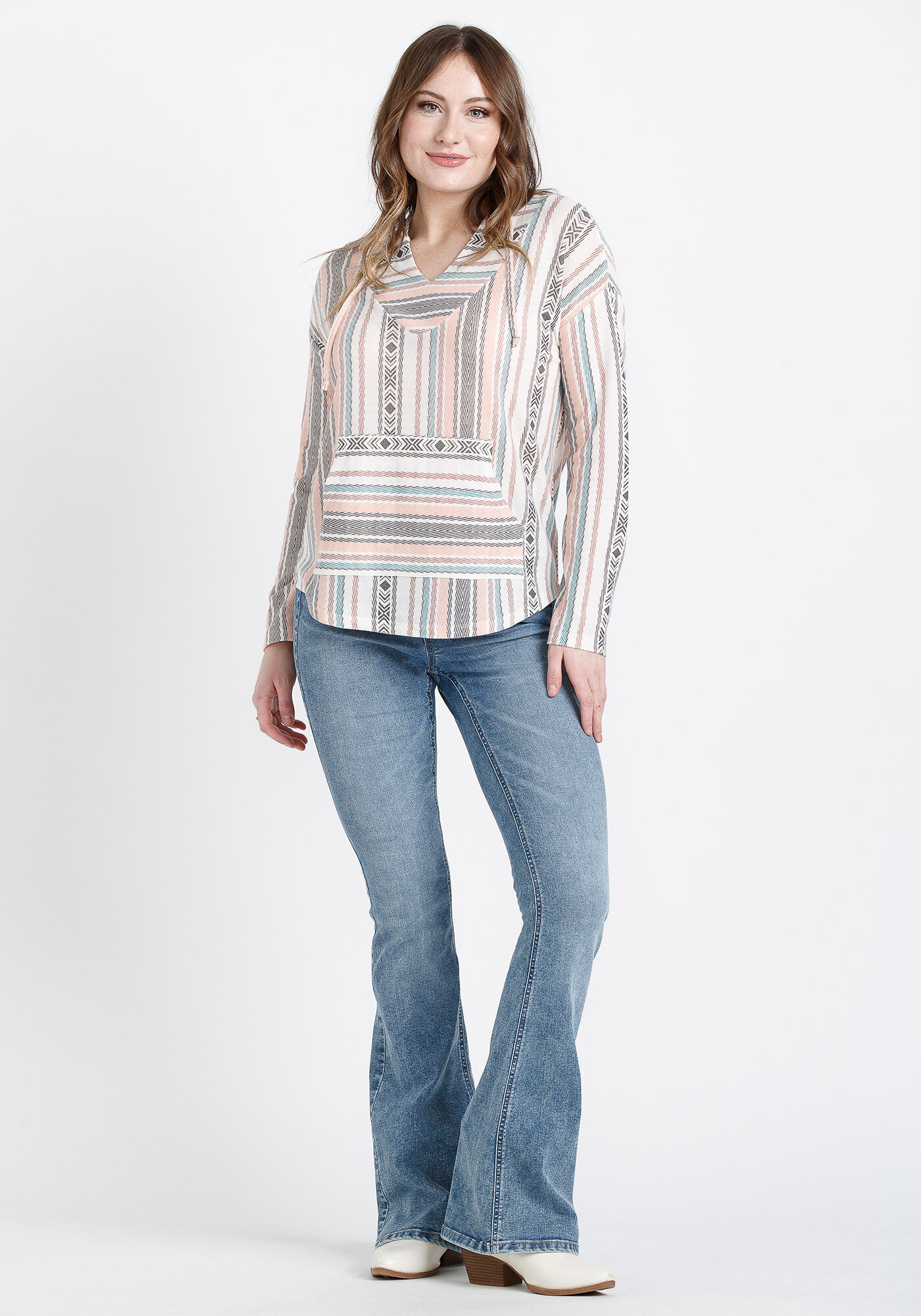 Pastel deals striped jeans