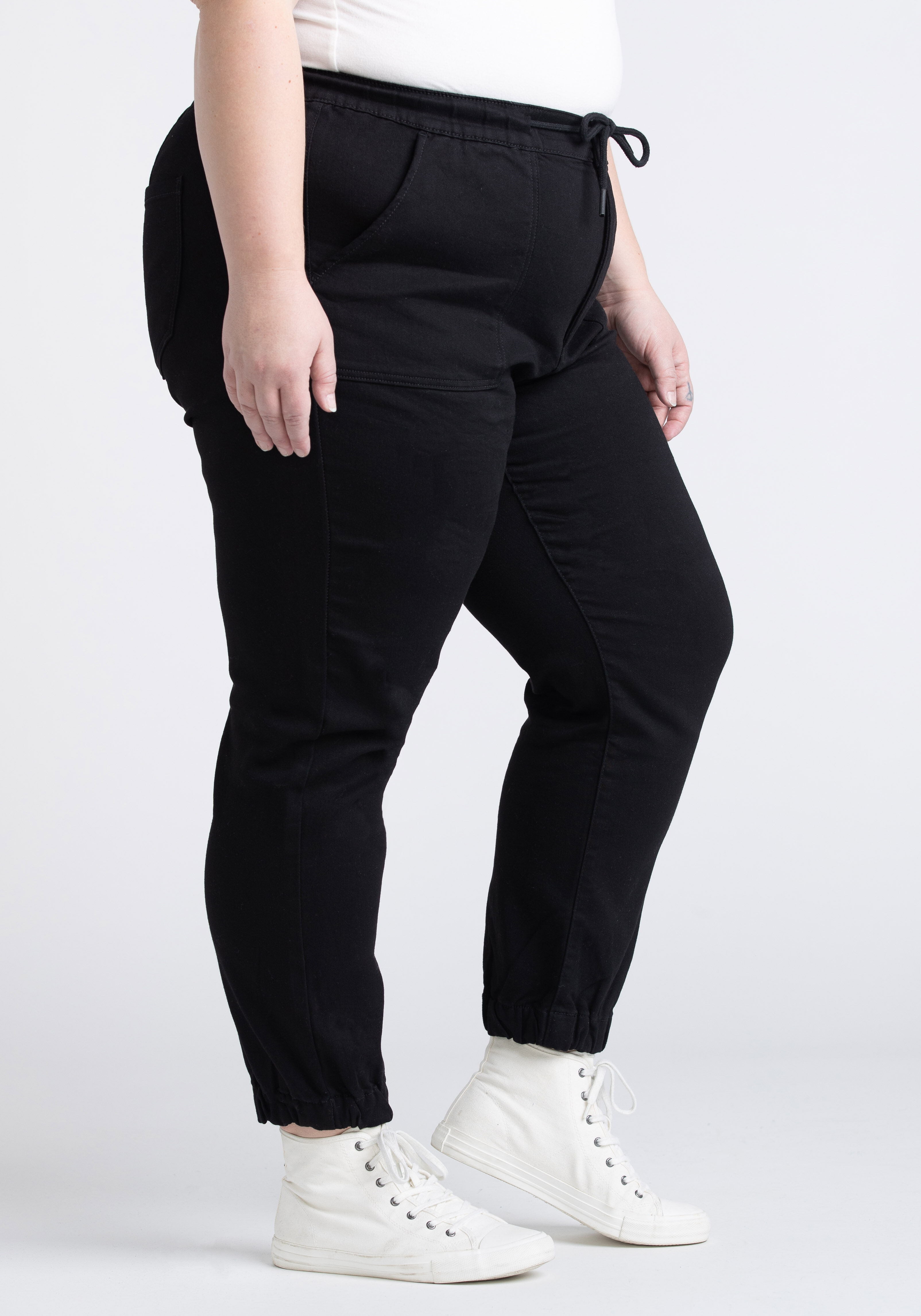 Plus size jean 2025 jogger pants