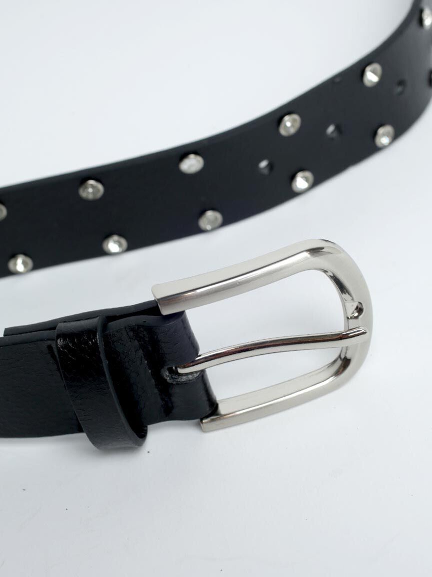 Women s Jewel Stud Cut Out Belt Warehouse One