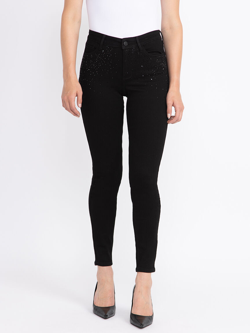 Black skinny jeans women hotsell