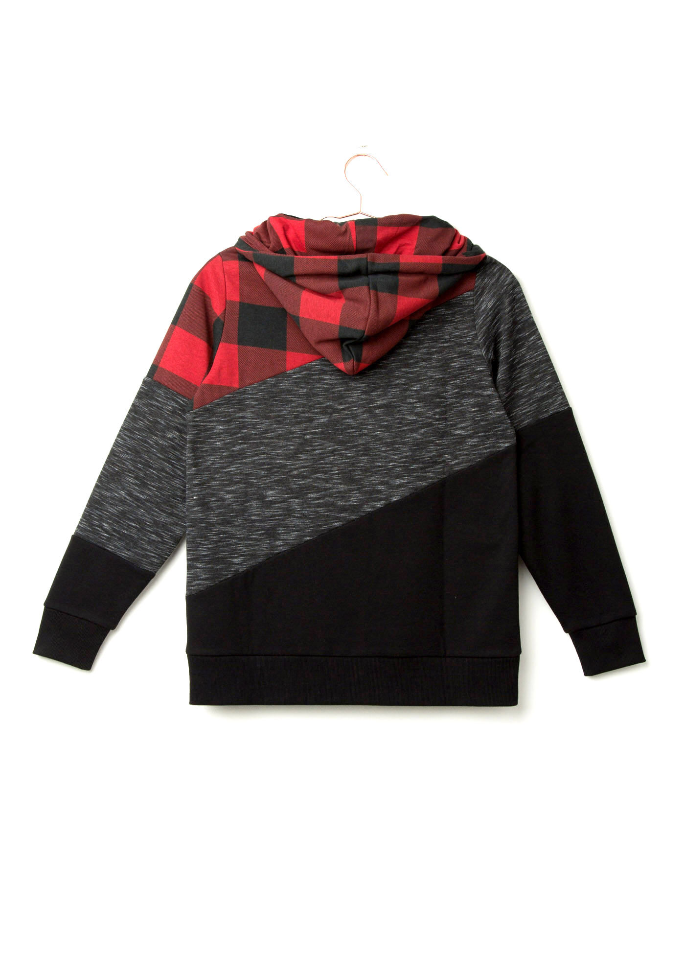 Buffalo plaid 2024 hoodie women's