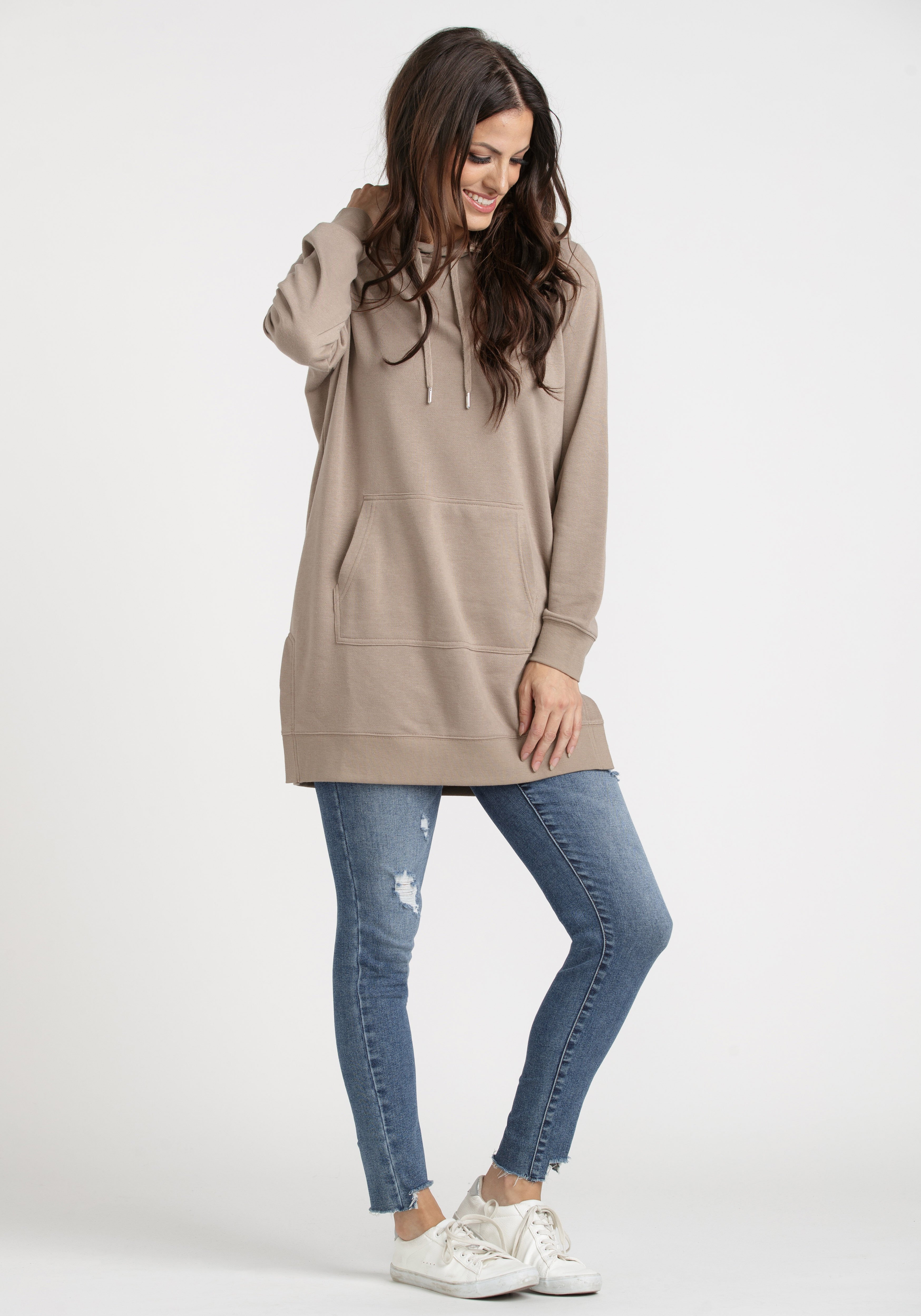 Tunic hoodie store