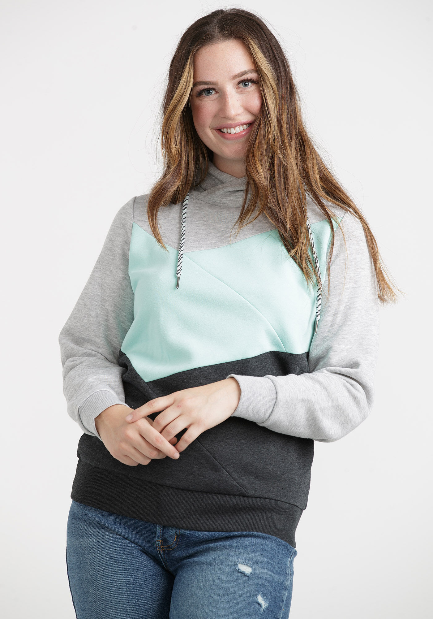 Colour block 2024 sweatshirt womens