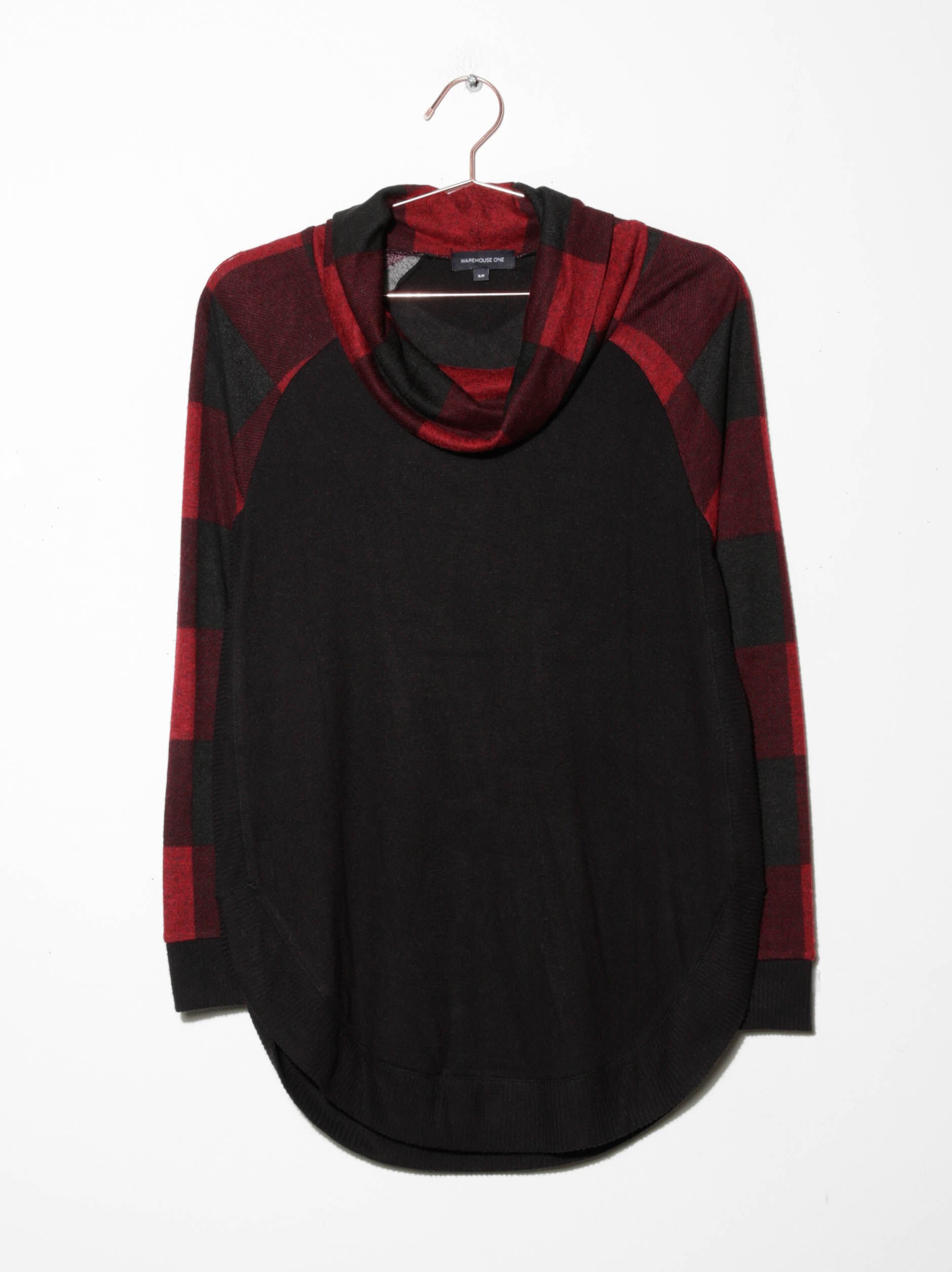 Buffalo plaid outlet sweater