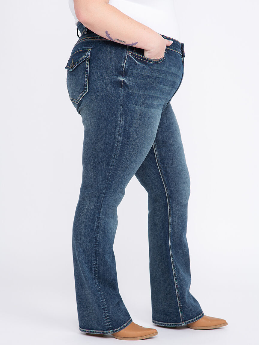 Plus size bootcut jeans on sale canada