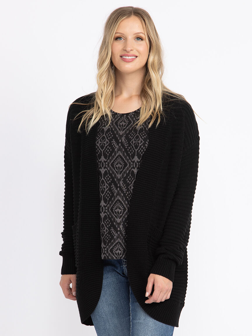 Women s Rib Cardigan Warehouse One