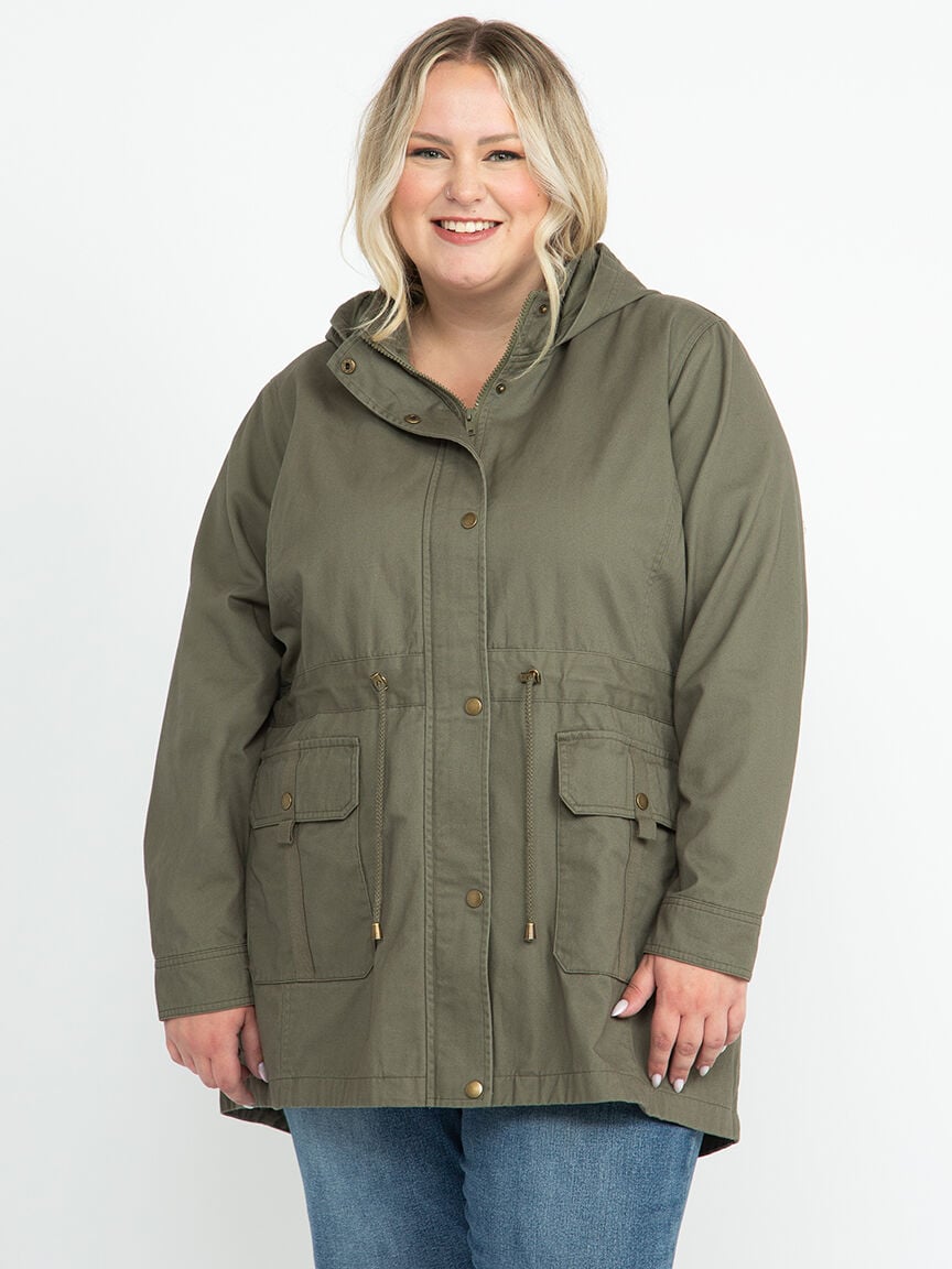 Cotton anorak fashion jackets