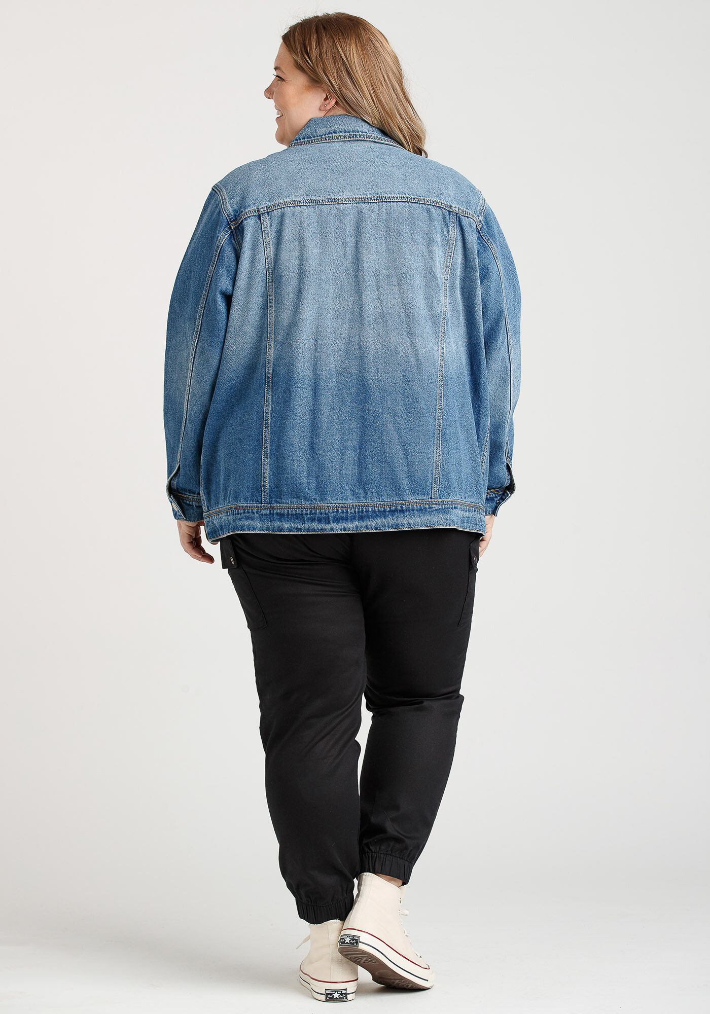 Boyfriend fit jean outlet jacket