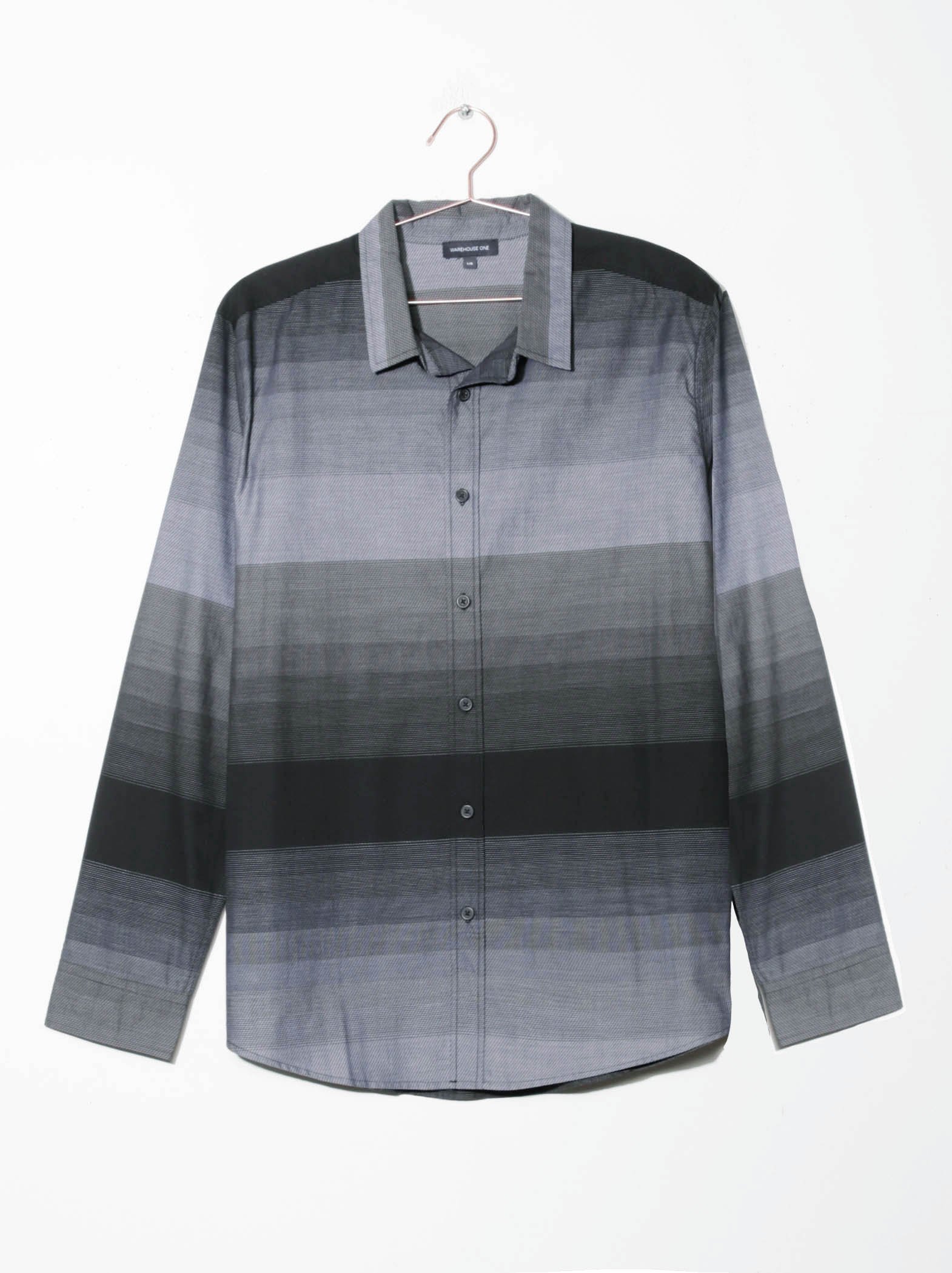 Men's Striped Ombre Shirt