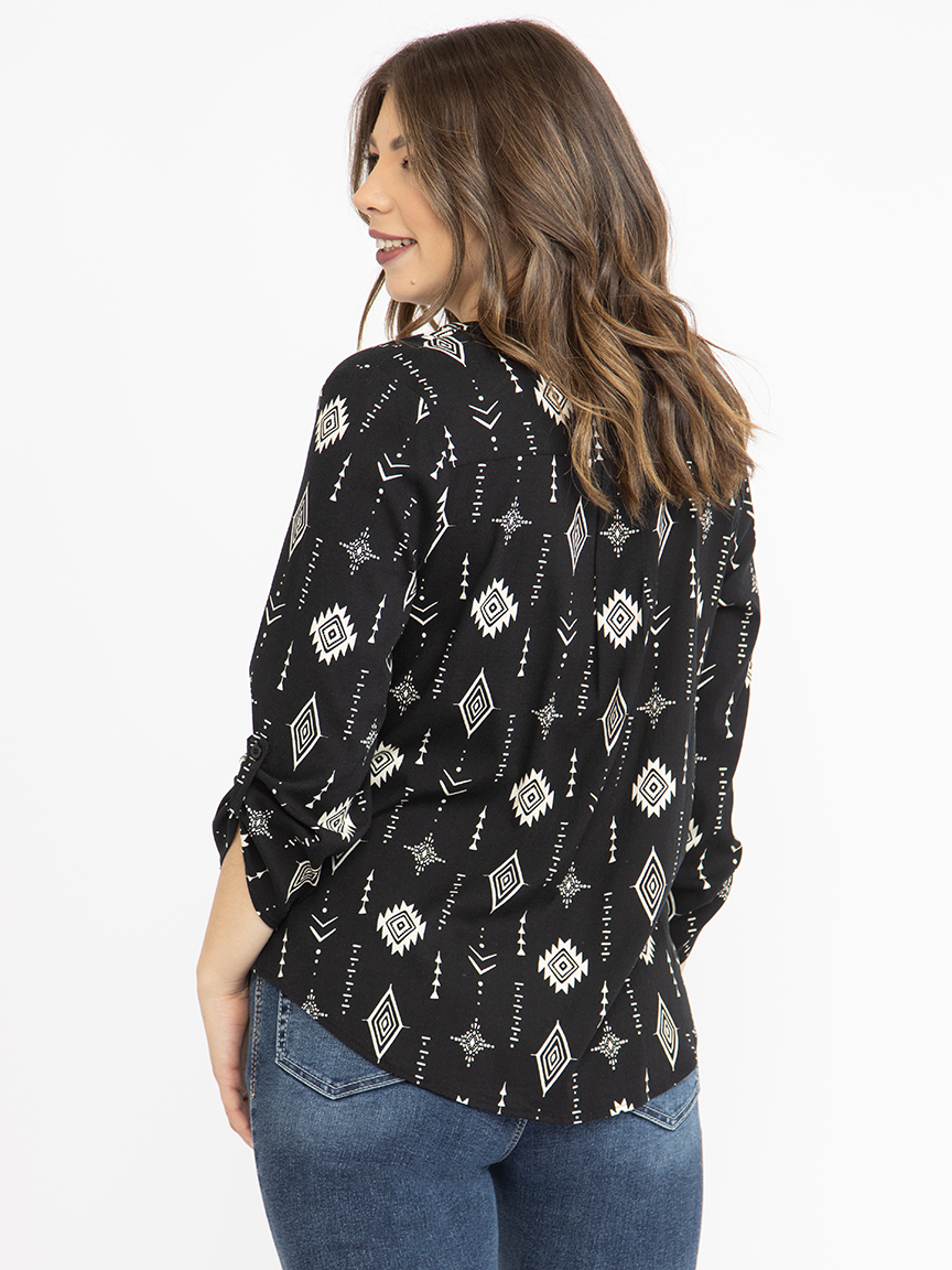 Women's Geo Blouse