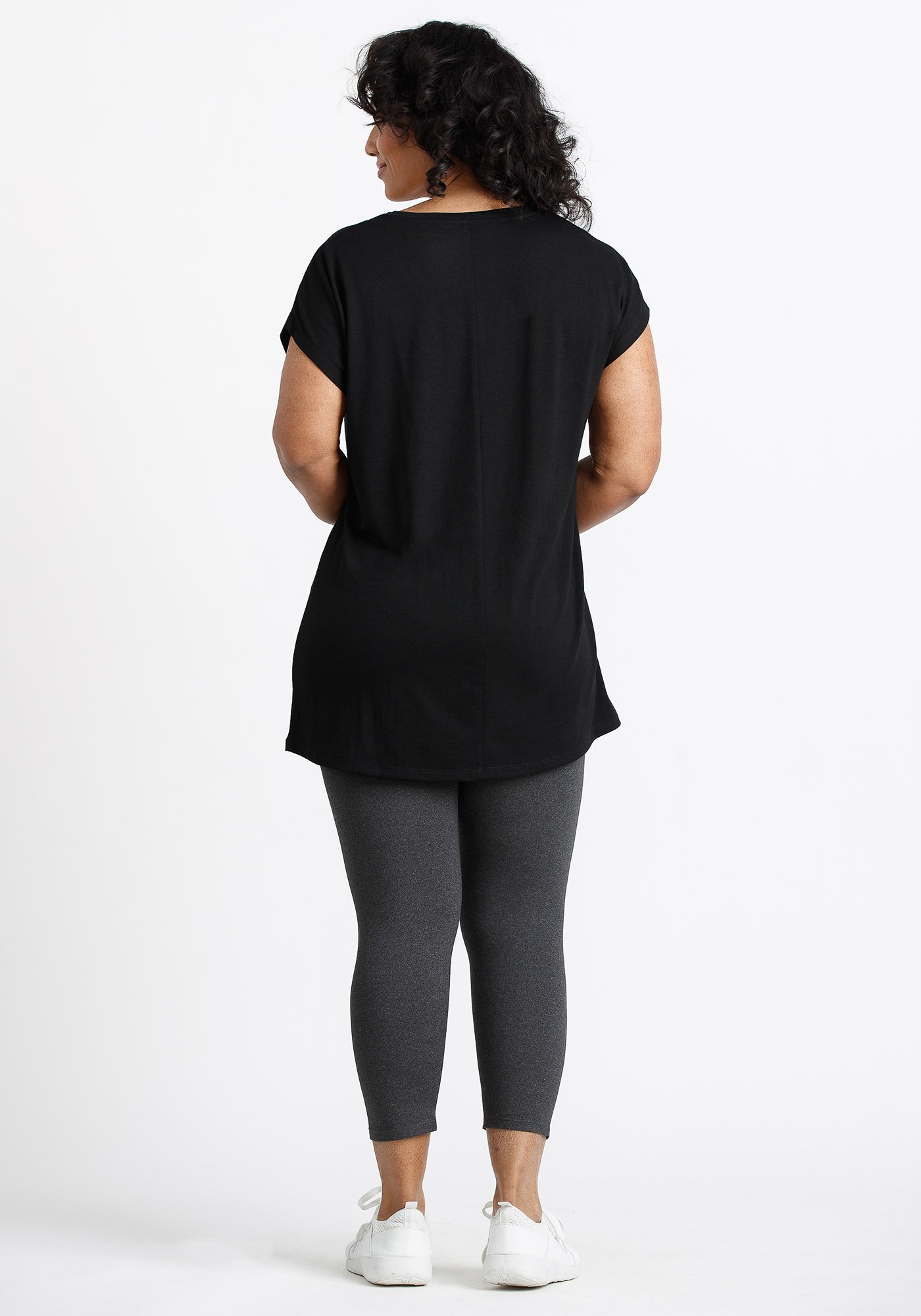 Women's V Neck Legging Tee