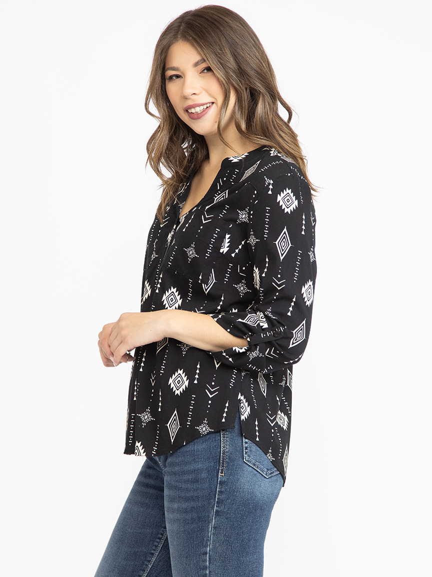 Women's Geo Blouse