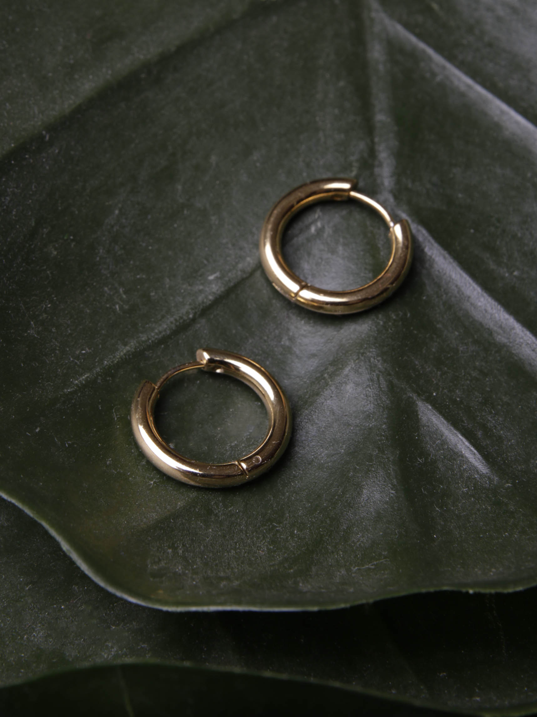 Women's Large Snap Hoop Earrings