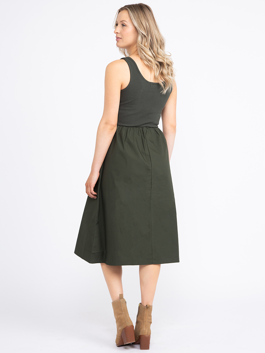 Women's Combination Midi Dress