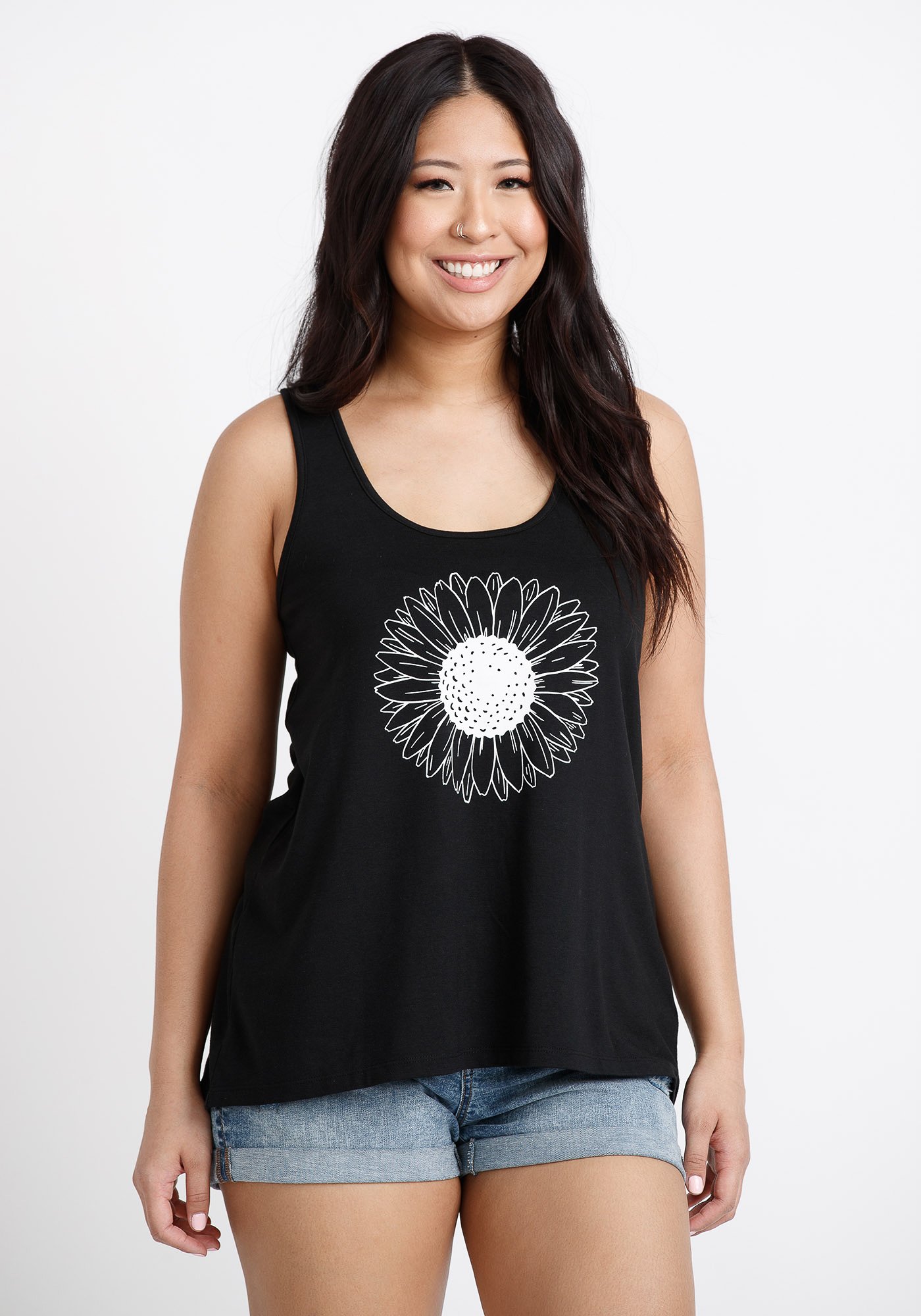 Women's Sunflower Racerback Tank