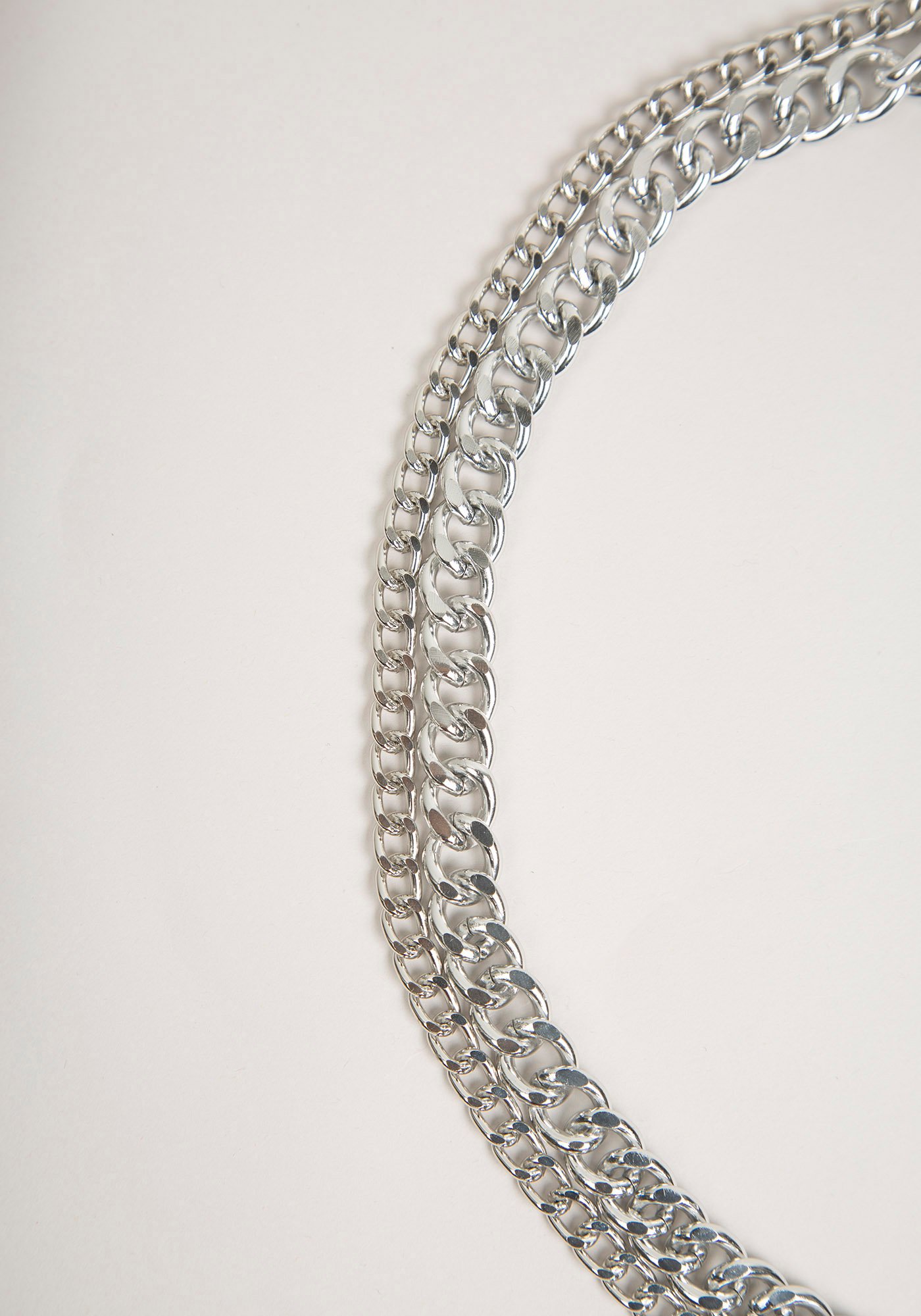 Women's Double Chain Silver Belt