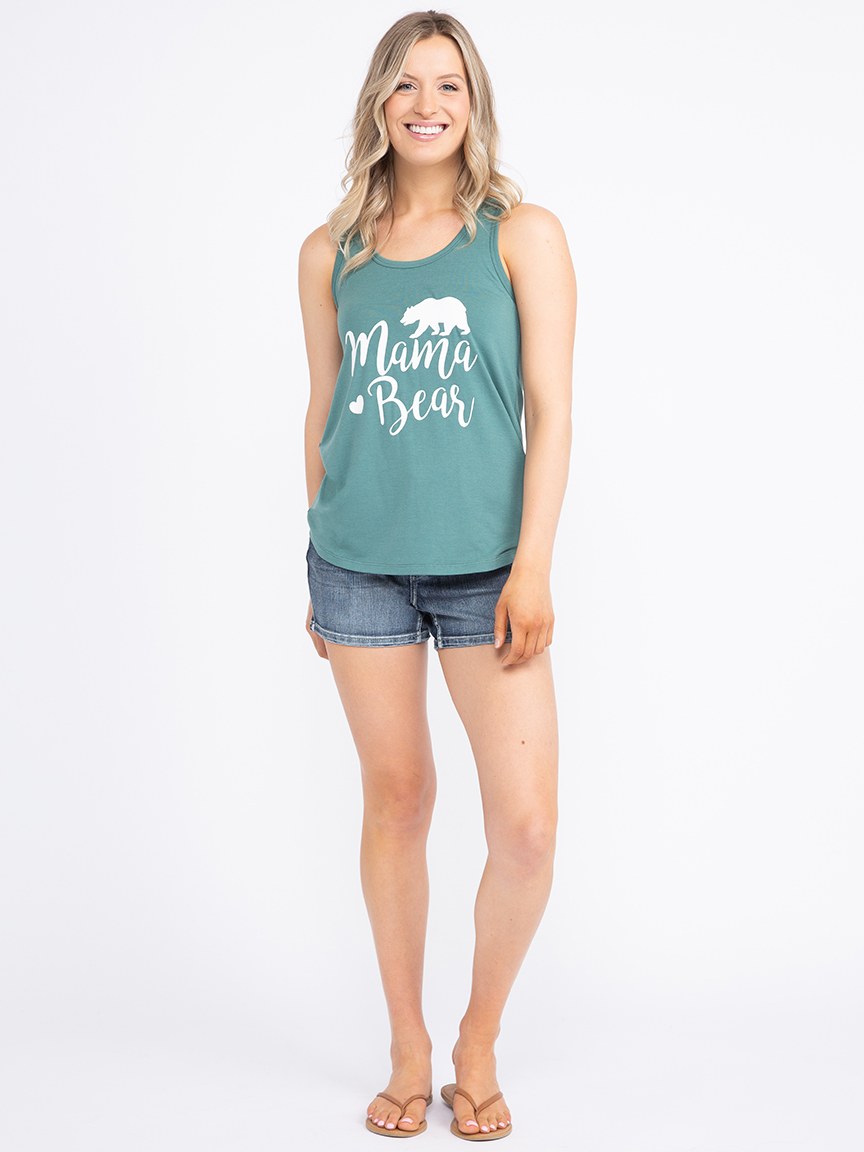 Women's Mama Bear Scoop Neck Tank