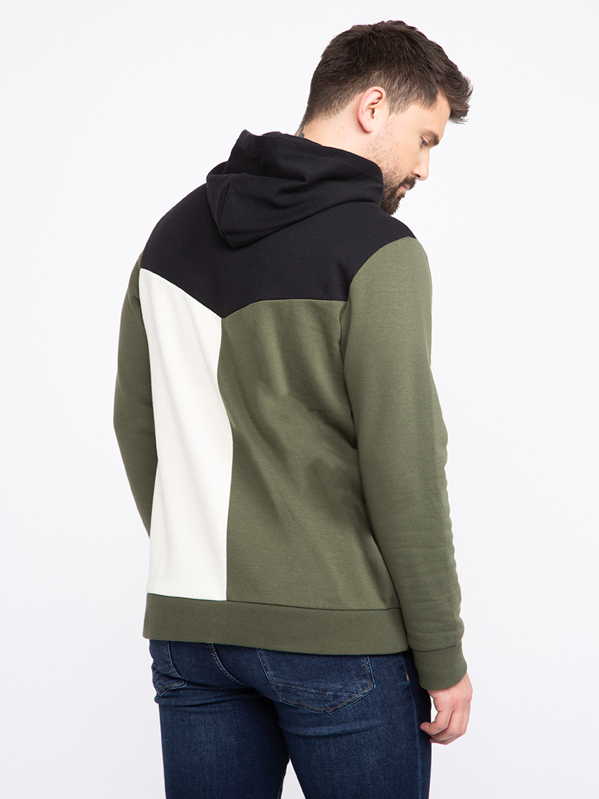 Men's Colour Block Hoodie