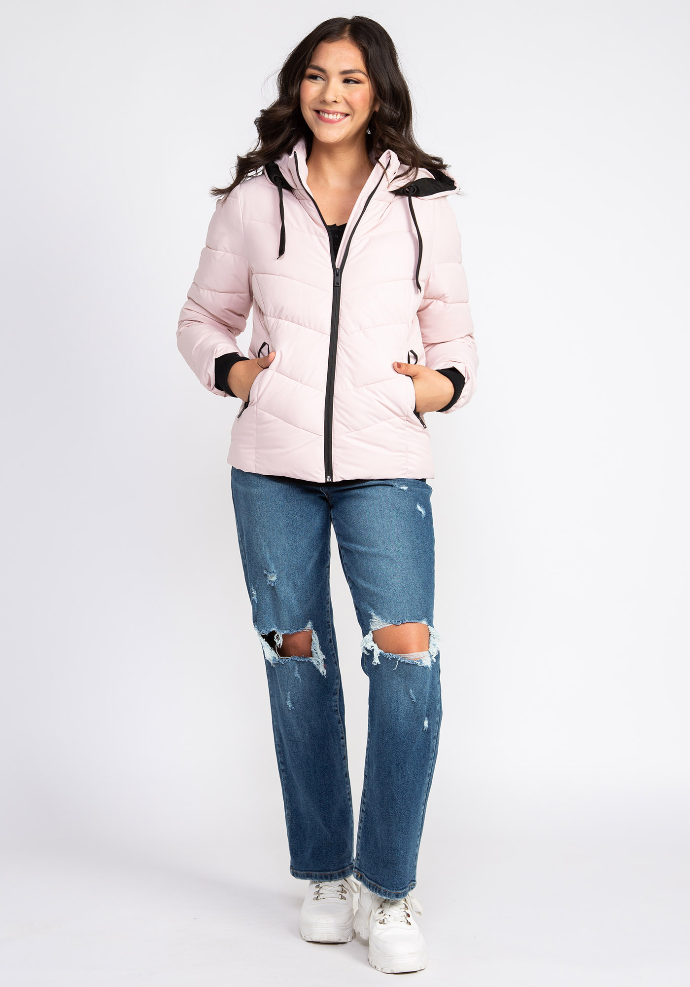 Women's Quilted Hooded Puffer