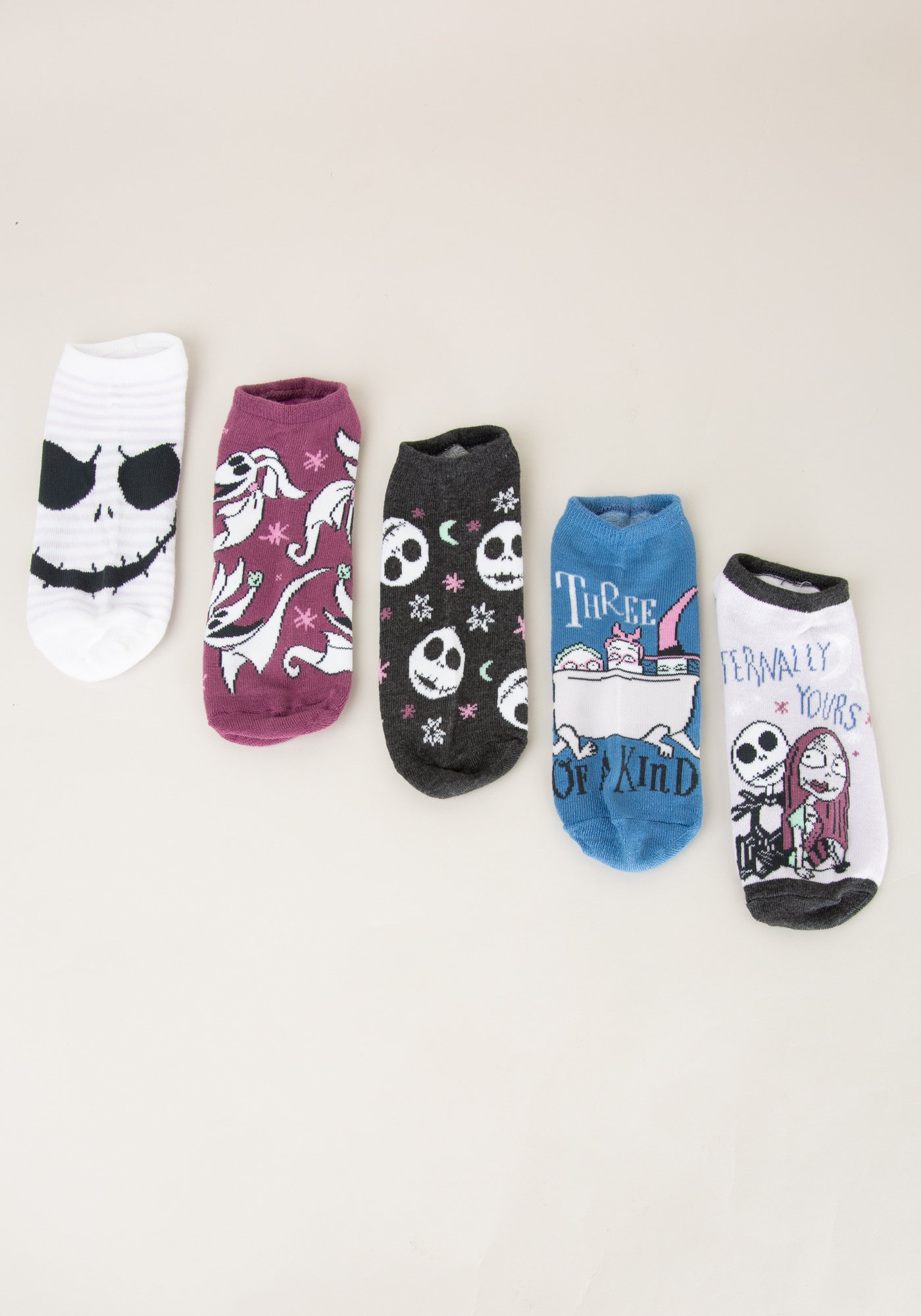 Women's 5 Pack Nightmare Before Christmas Socks