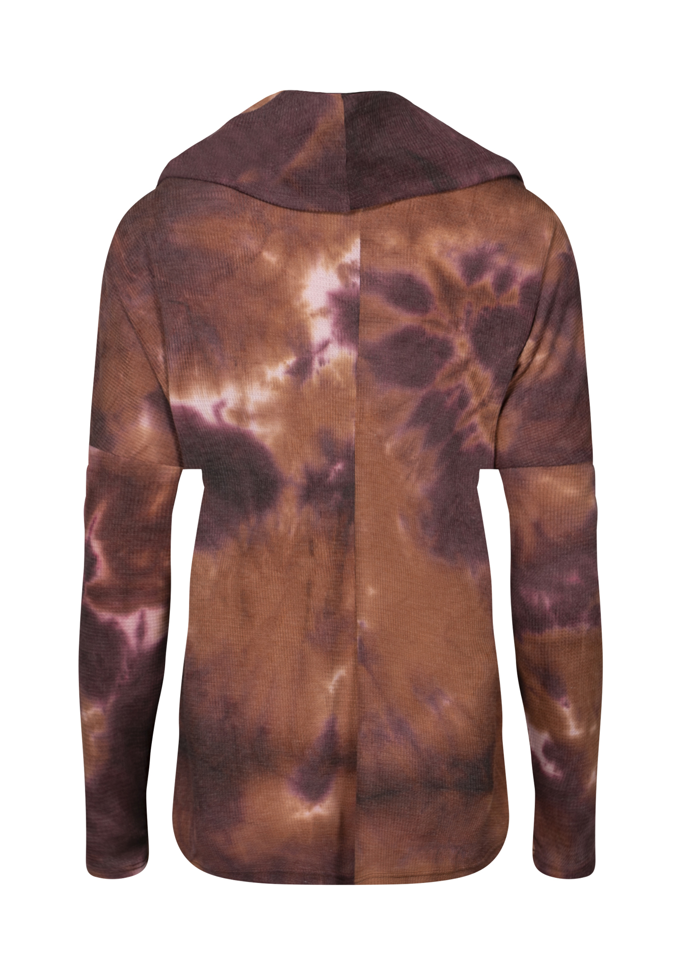 Women's Tie Dye Cowl Neck Top