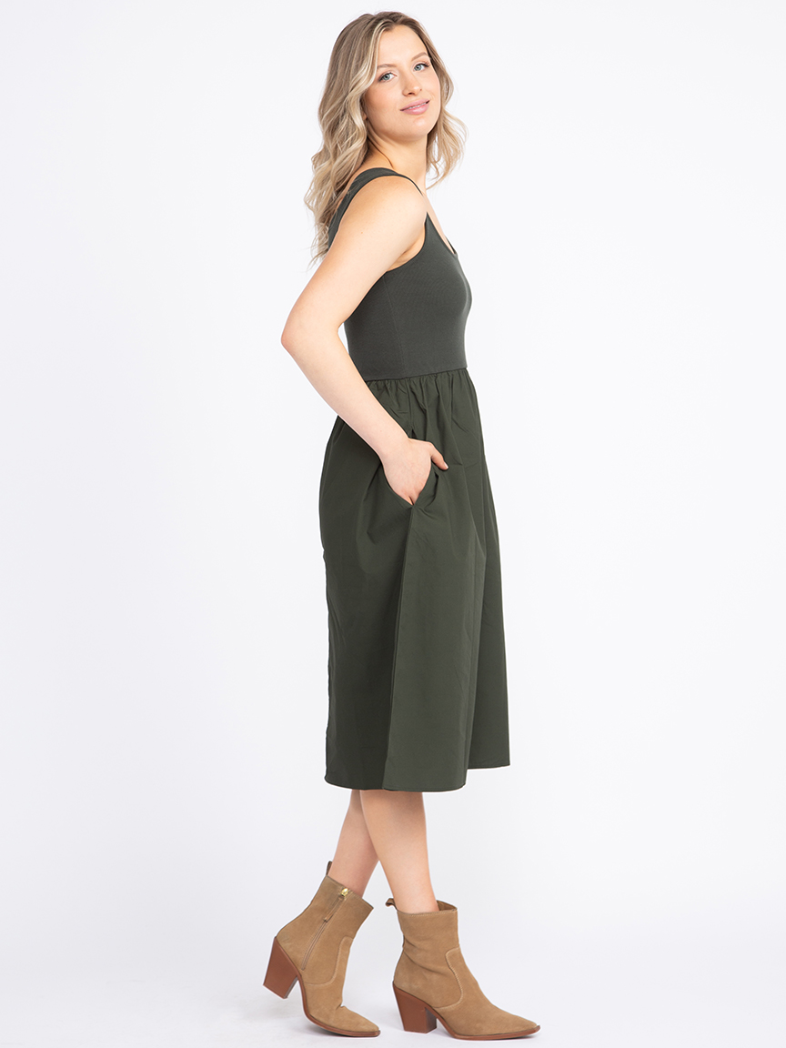 Women's Combination Midi Dress