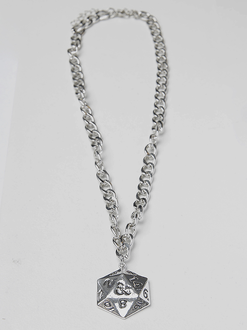 D&D Heavy Chain with 3D Charm Necklace