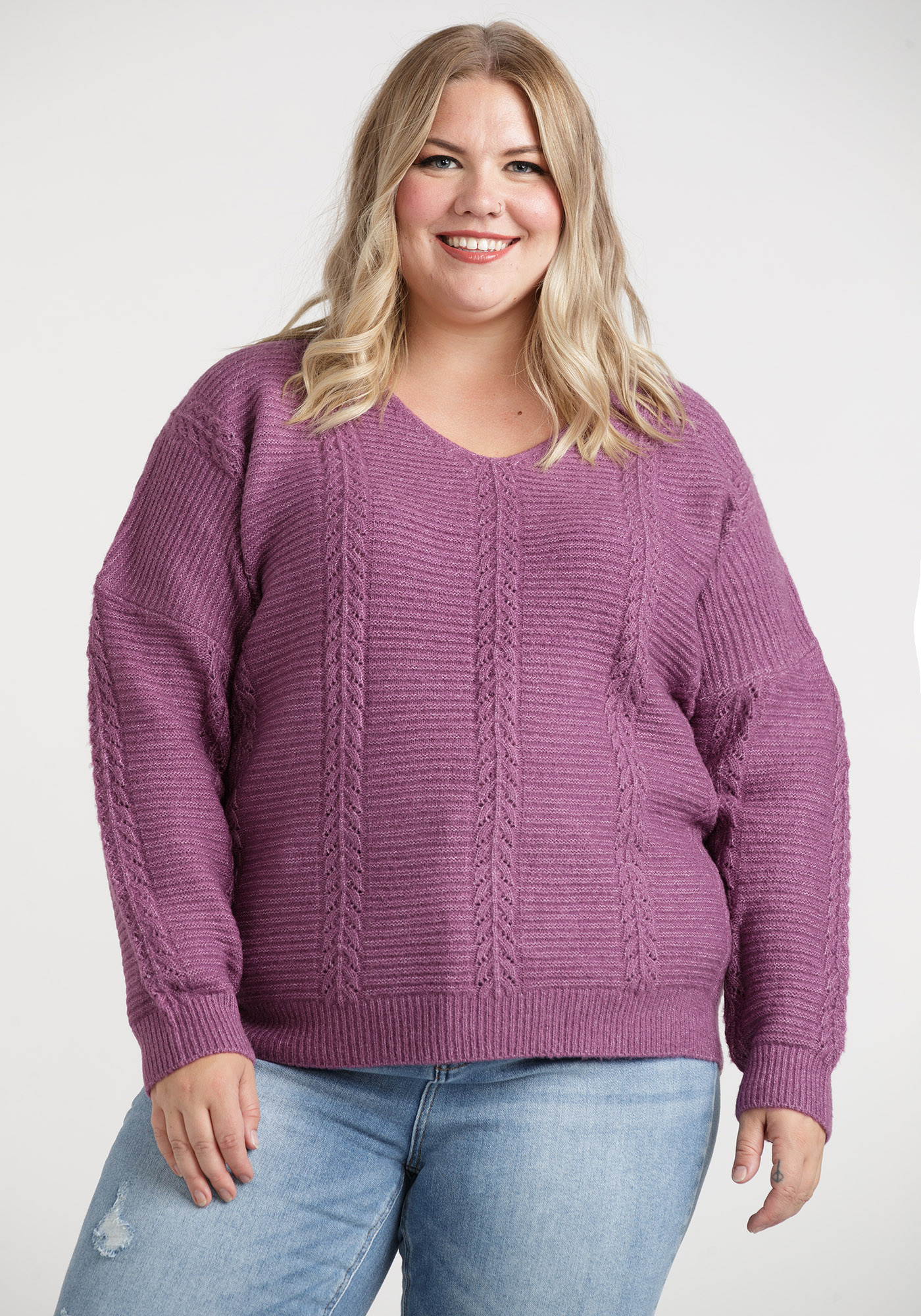 Women's Cable Knit Sweater