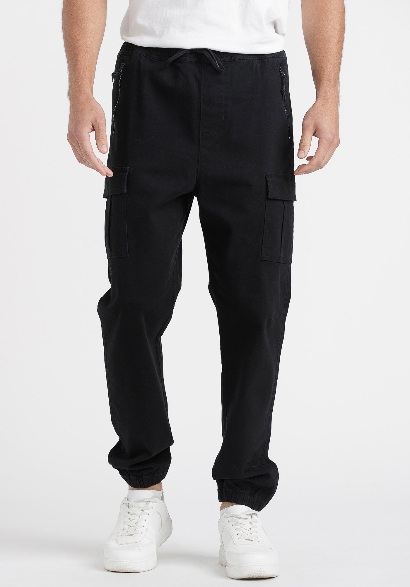 Cargo discount twill joggers