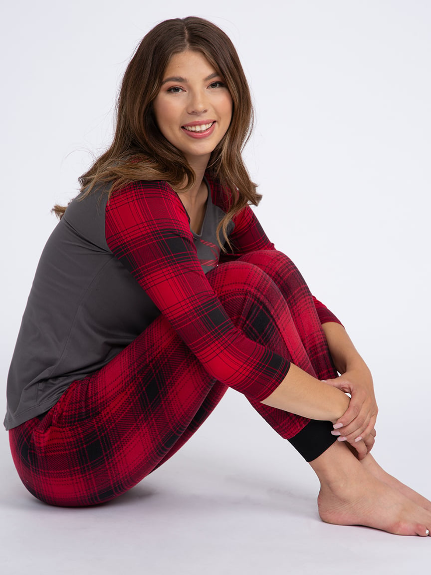 Women's Plaid Sleep Jogger