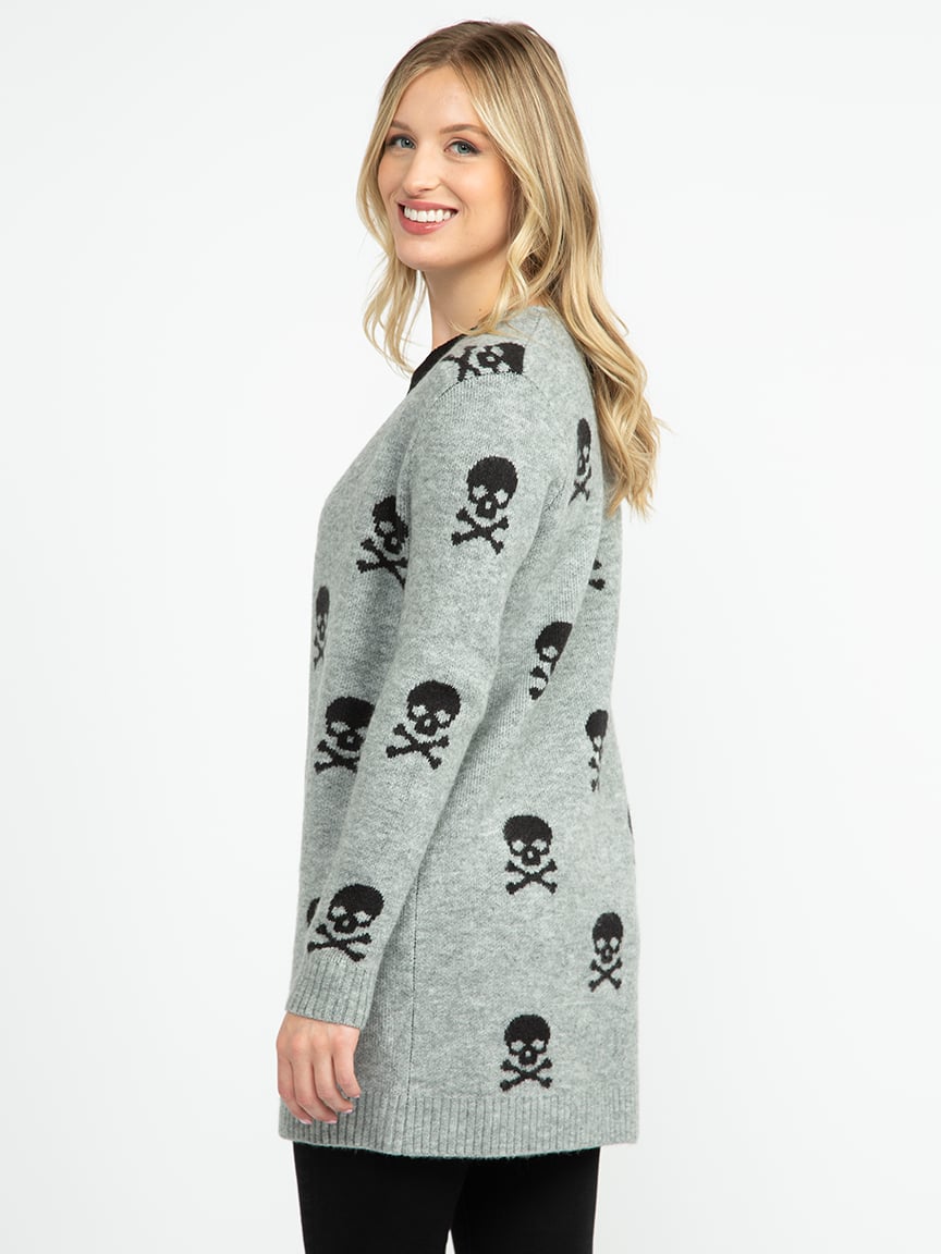 Women's Skull Cardigan