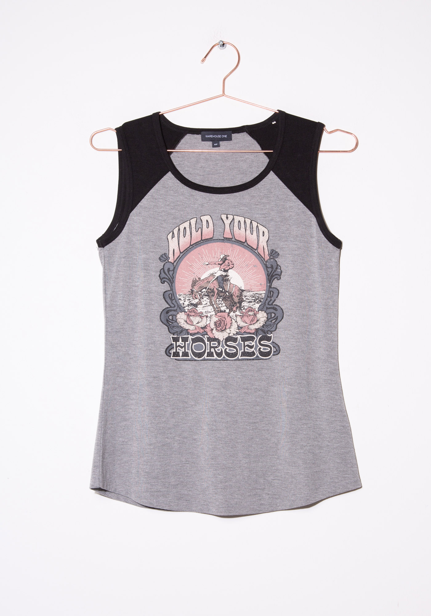 Women's Hold Your Horses Baseball Tank