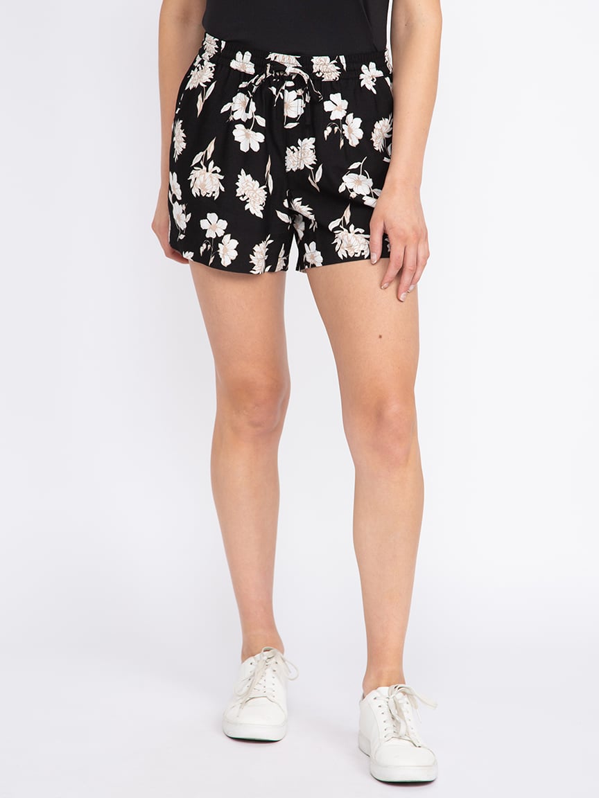 Women's Pull-on Floral Print Short