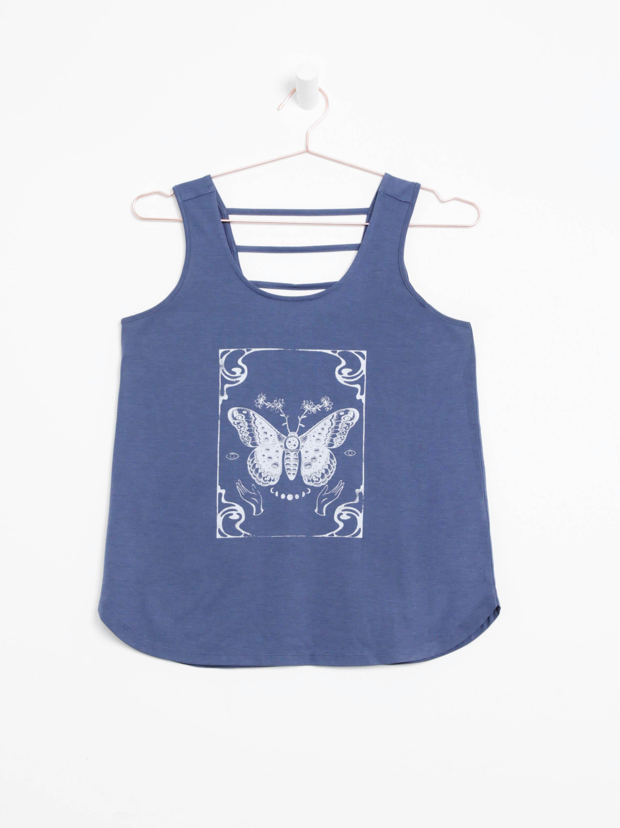 Women's Butterfly Ladder Back Tank