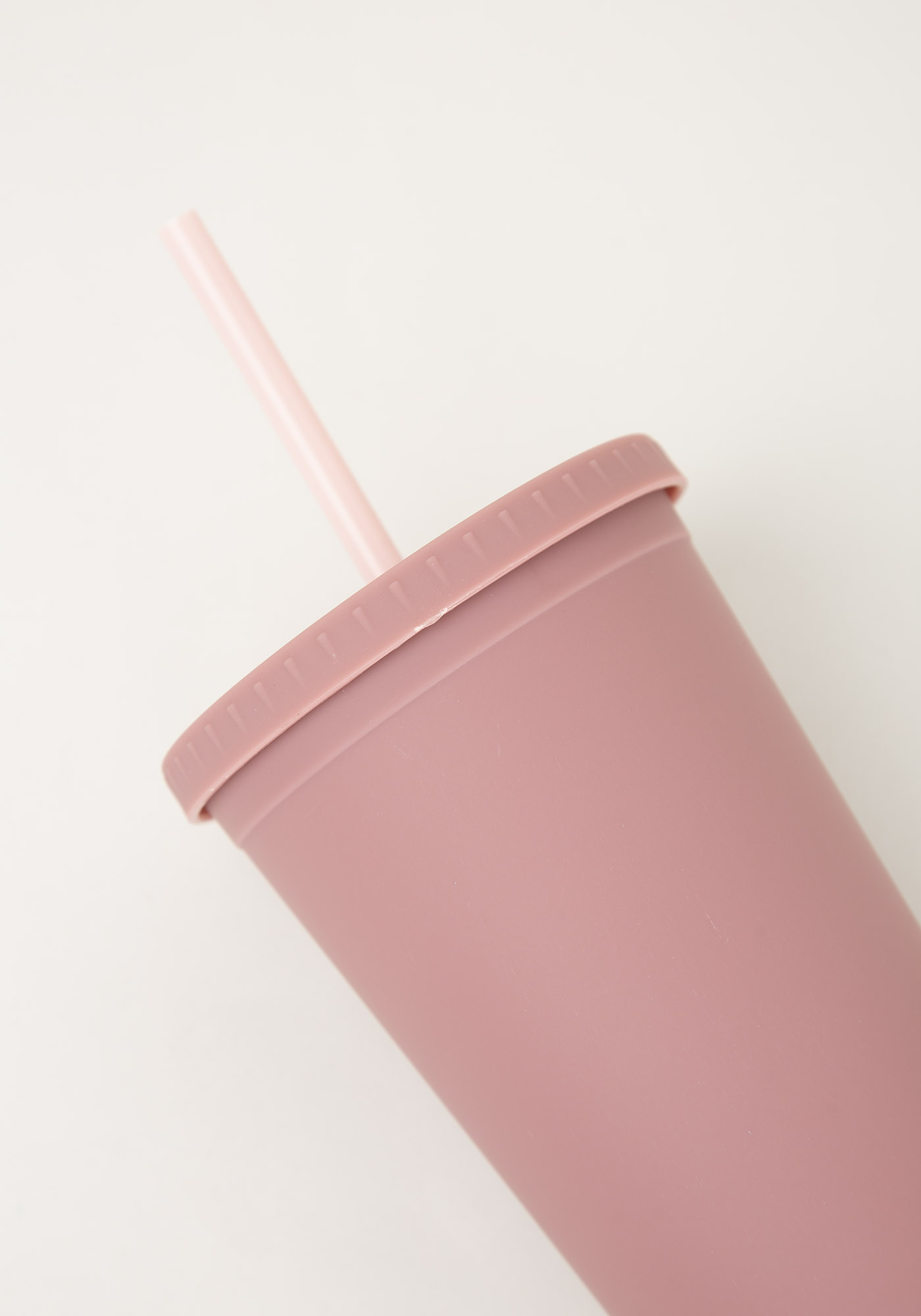 Mauve Rubber Coated Tumbler