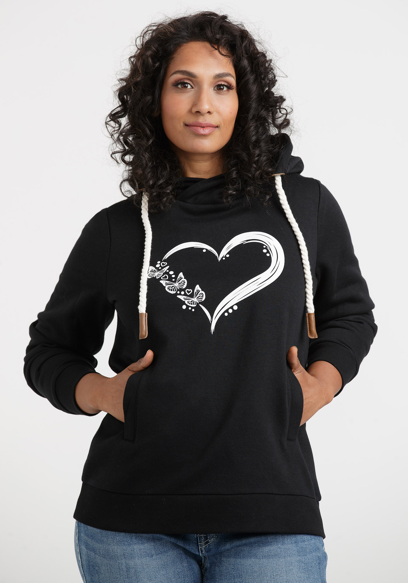 Women's Butterfly Heart Hoodie