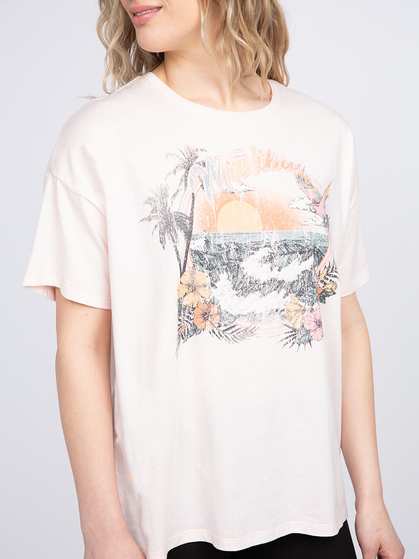 Women's Tropical Oversized Tee