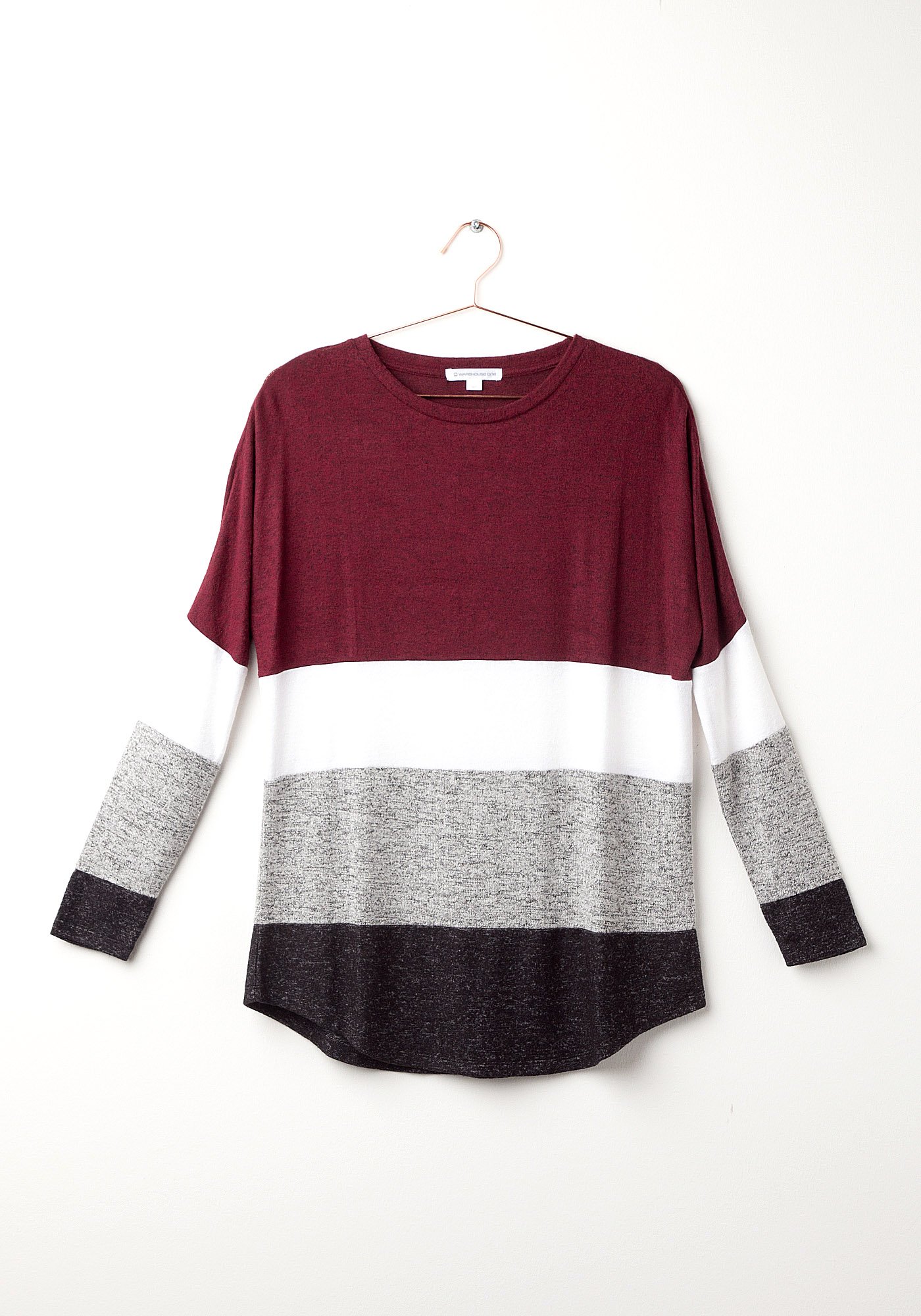 Women's Colour Block Stripe Top