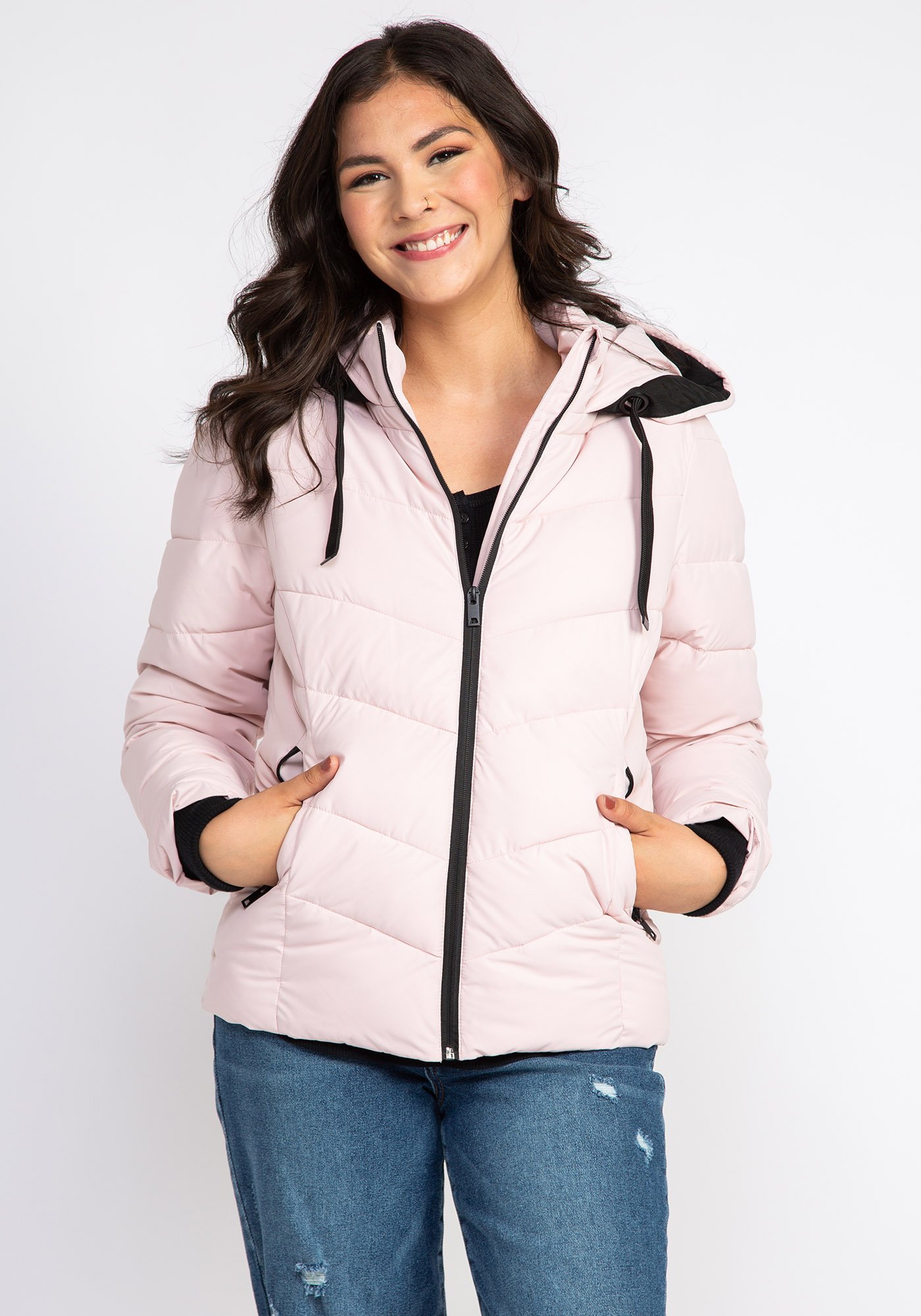 Women's Quilted Hooded Puffer