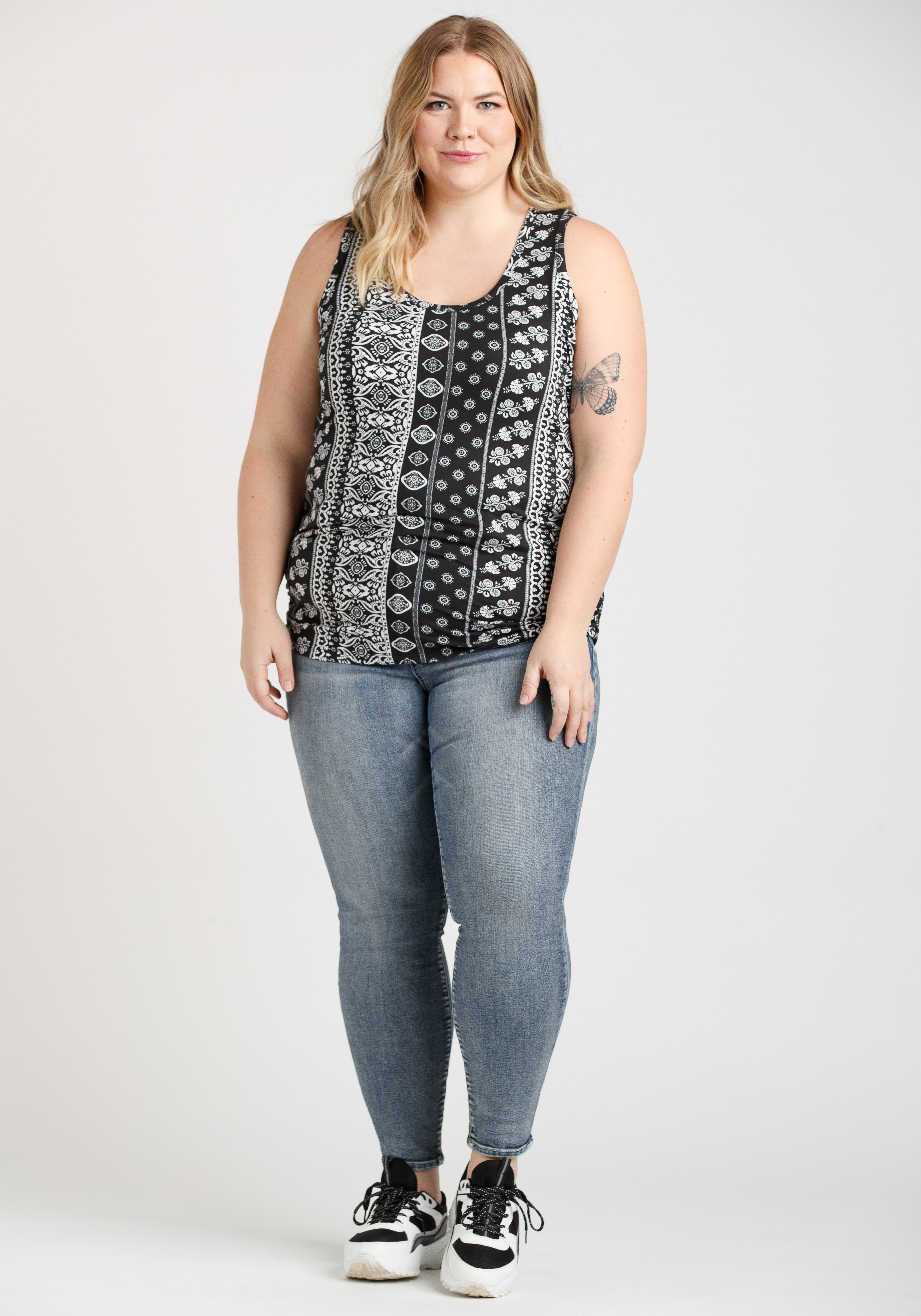 Women's Bandana Side Ruched Tank