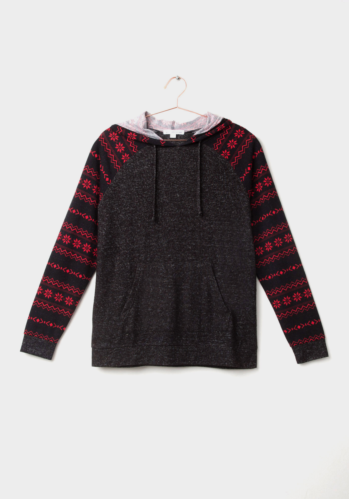 Women's Fairisle Colour Block Hoodie